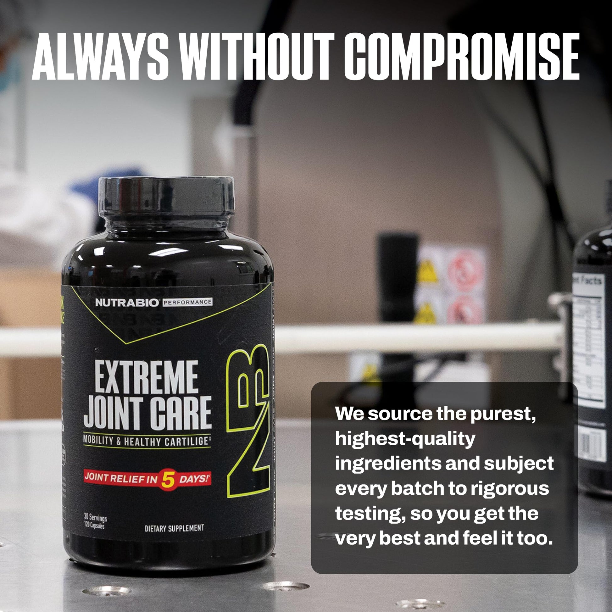 NutraBio Extreme Joint Care - Joint Support Supplement - Joint Health Supplement, Supports Joints, Mobility, and Cartilage - 120 Capsules NutraBioAu supplements