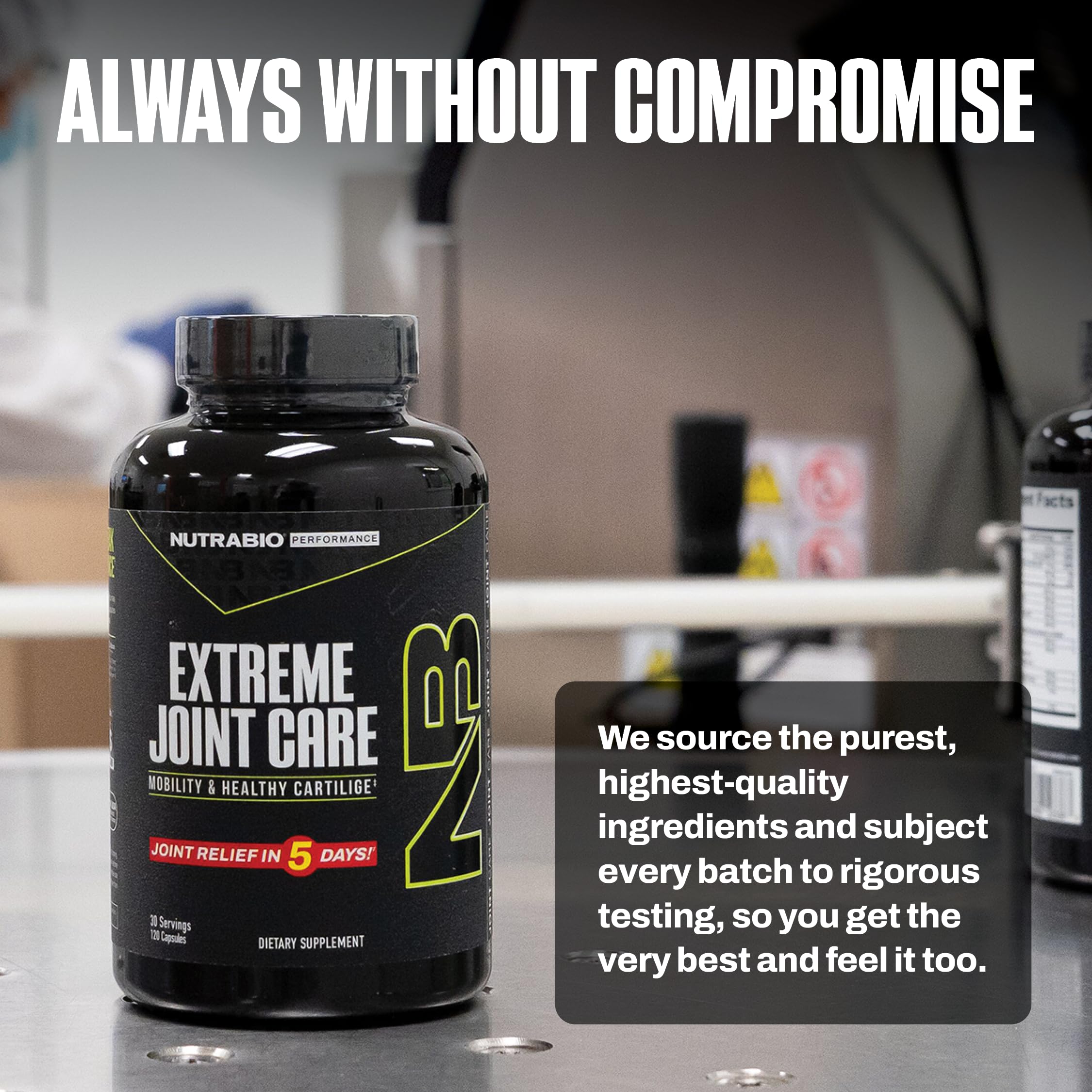 NutraBio Extreme Joint Care - Joint Support Supplement - Joint Health Supplement, Supports Joints, Mobility, and Cartilage - 120 Capsules NutraBioAu supplements