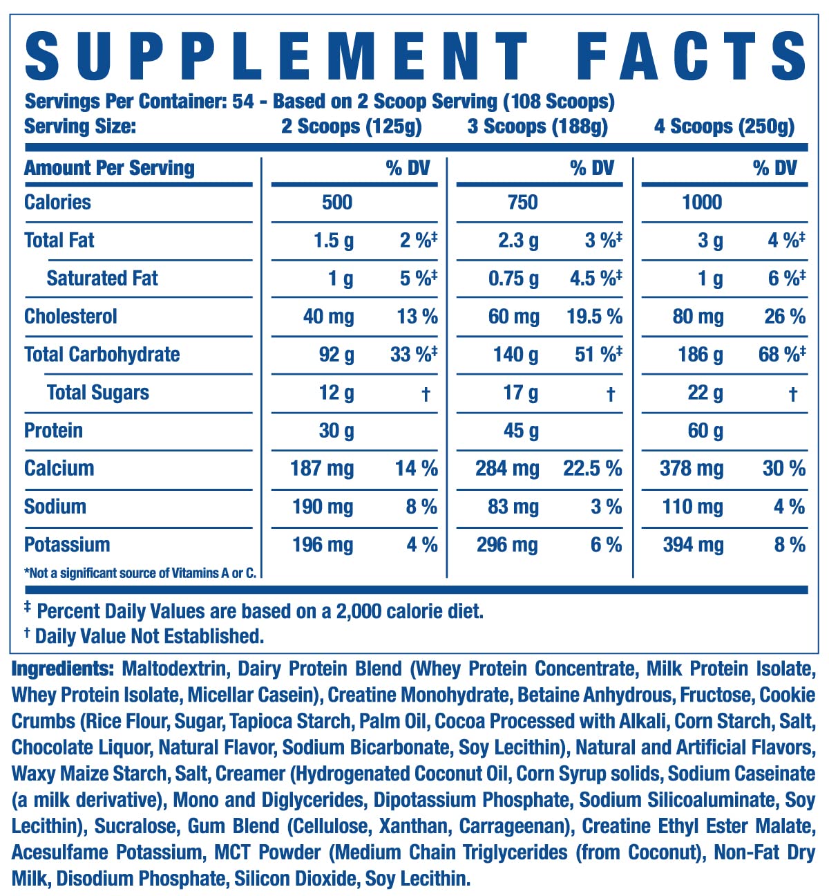 Ronnie Coleman Signature Series King Mass XL Mass Gainer Protein Powder, Muscle Ronnie Coleman Signature SeriesUS supplements