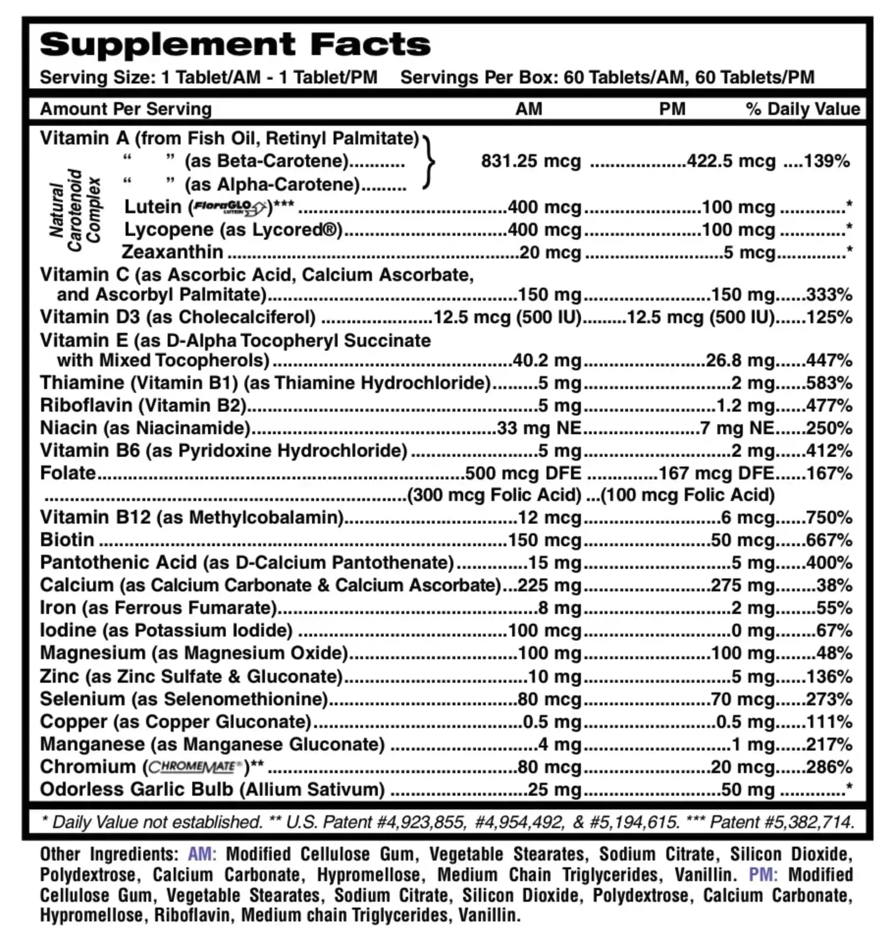 MDR Fitness Tabs Patented AM/PM Multivitamin for Men Doctor Formulated with Right Nutrients at The Right Time - Gluten Free - 2 Month Supply MDRAu supplements