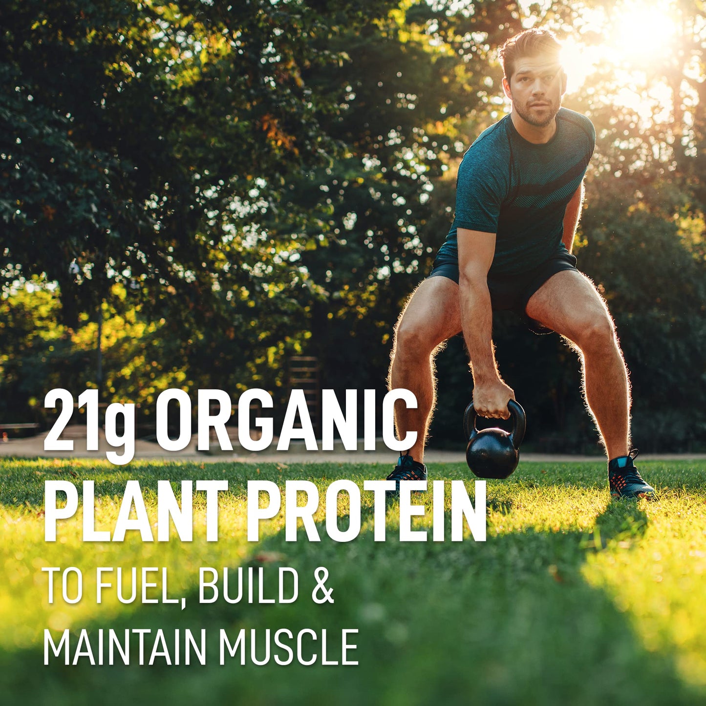 LeanFit Organic Plant-Based Protein, Natural Vanilla Flavor, 21g Vegan Protein, 19 Servings LeanFitUS supplements
