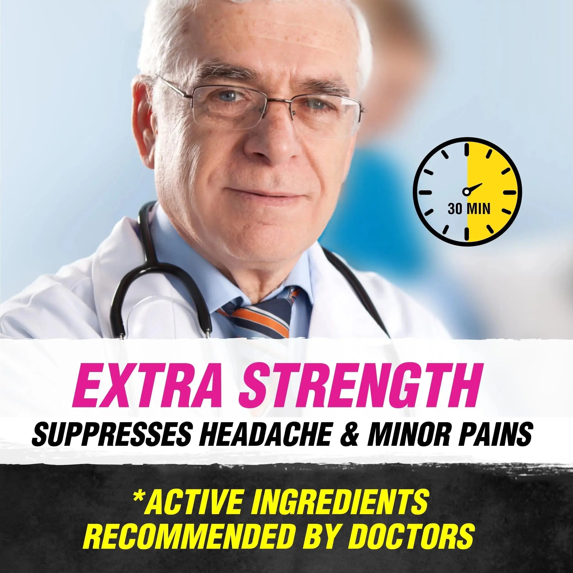 BioElectro Extra Strength Pain & Headache Relief Tablets, 24 Count BioElectroAu supplements