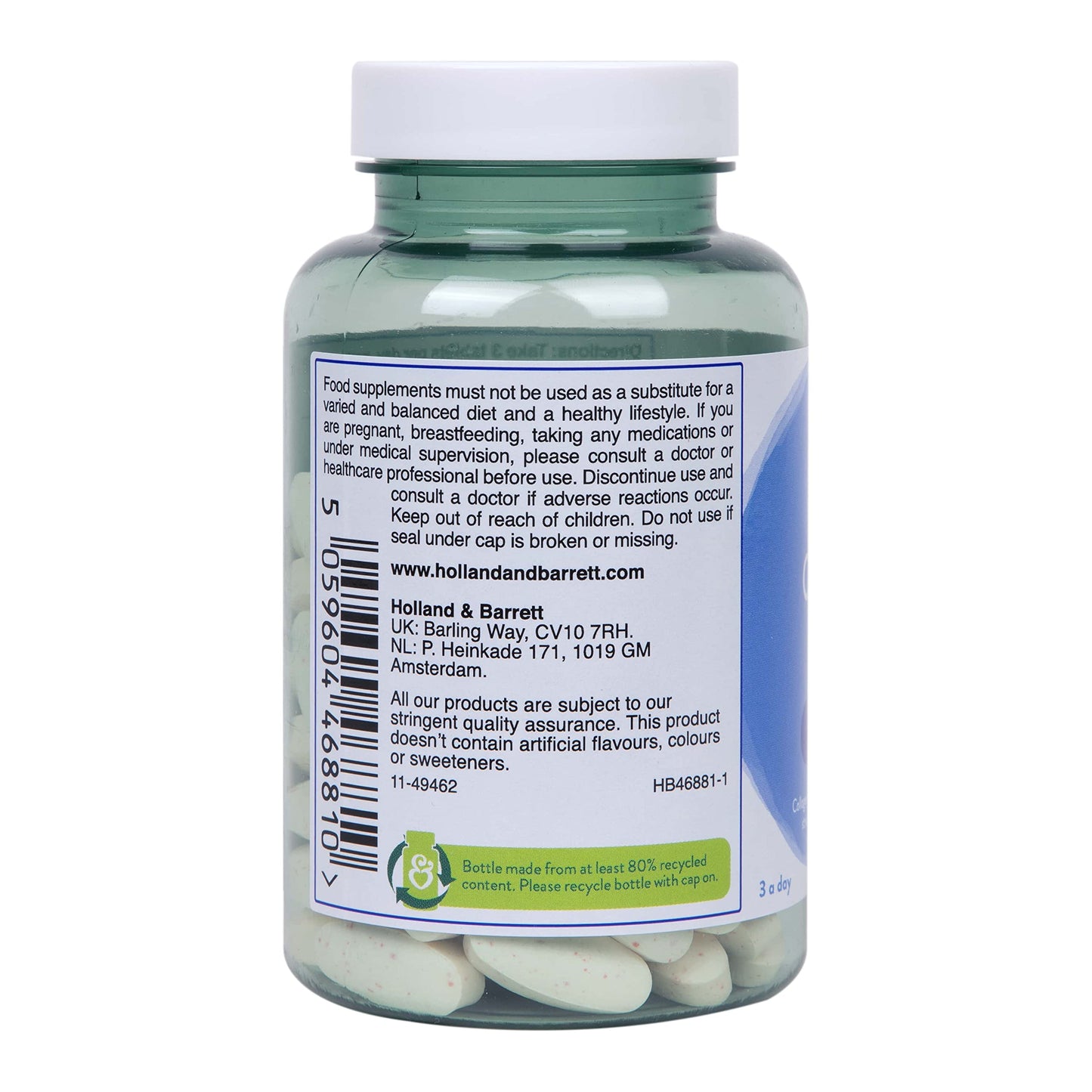 Holland and Barrett Marine Collagen with Vitamin C 3000mg 90 Tablets Holland & BarrettUS supplements