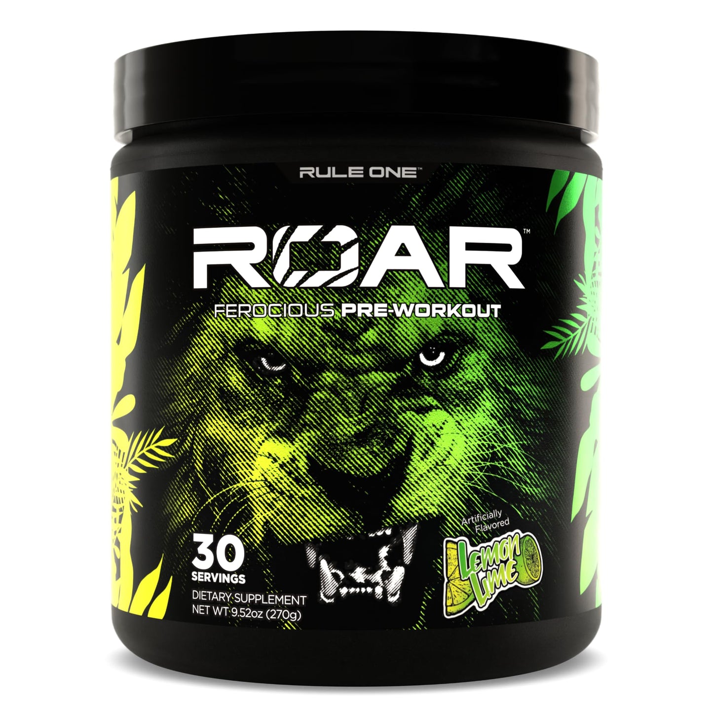 Rule 1 R1 Roar, Lemon Lime - 9.52 oz - Pre-Workout Powder - with Creatine, Beta-Alanine Rule 1 ProteinsUS supplements