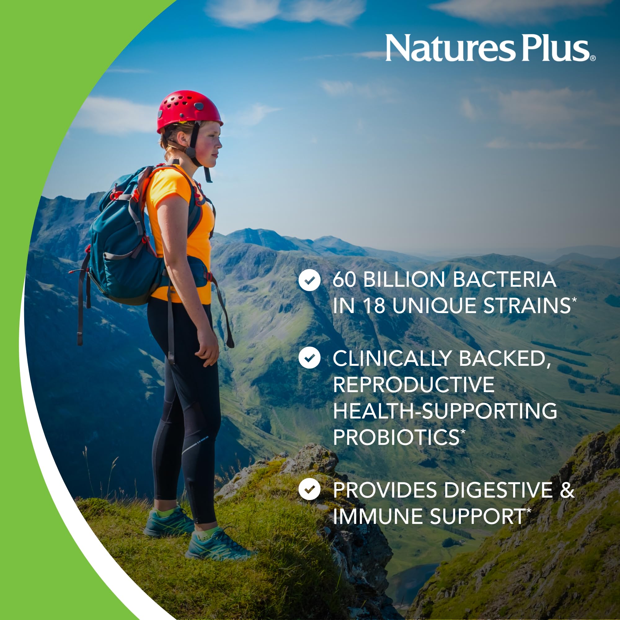 NaturesPlus GI Natural Probiotic Women - 30 Capsules - Digestive & Immune Support, Urinary Tract Health - Includes Cranberry - Gluten Free - 30 Servings Nature's PlusAu supplements
