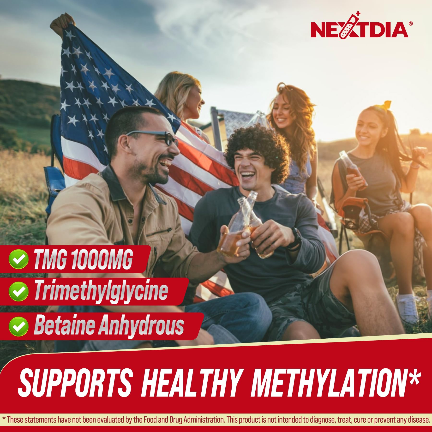 2Pack TMG Gummies 1000mg Betaine Anhydrous + Methylated Multivitamin & B Complex Methylated(Methylfolate B12 B6), Magnesium, Taurine - Essential Trimethylglycine for Homocysteine Levels, Brain, Energy NextdiaAu supplements