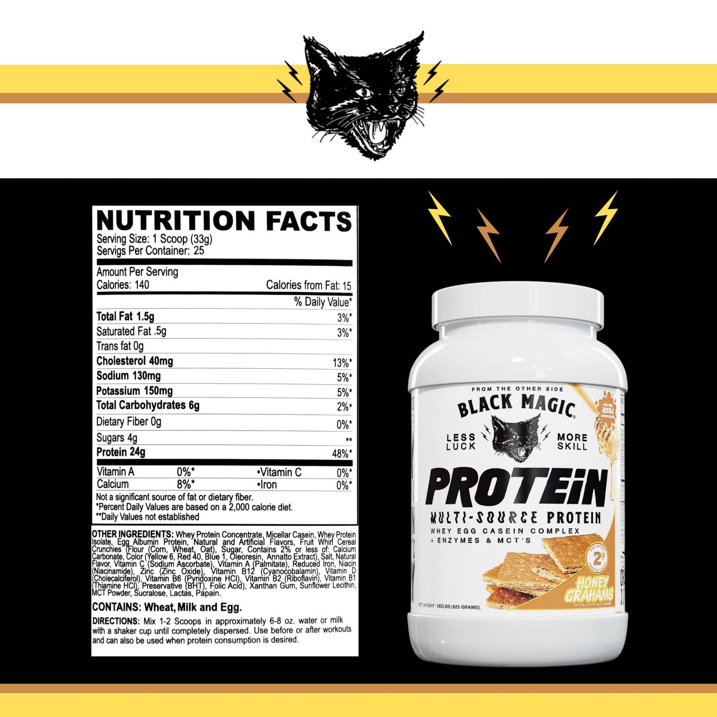 Worldwide Nutrition Bundle, 2 items: Black Magic Multi-Source Protein Powder - Whey Worldwide NutritionUS supplements