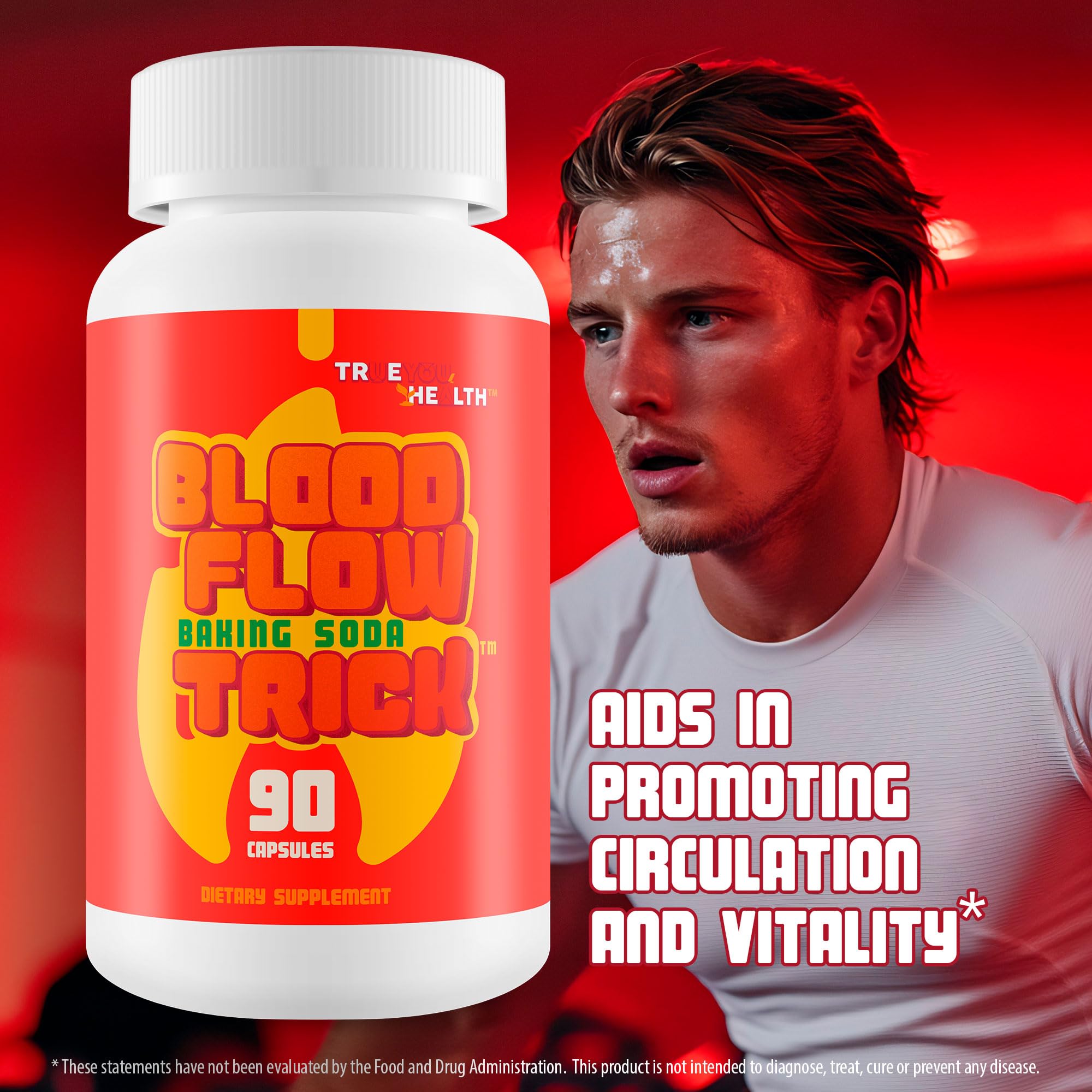 Baking Soda Trick for Men - Our Best Blood Flow Pills - Male Circulation Supplement for Advanced Blood Flow Care - Natural Circulation Supplements - Blood Circulation Supplements for Men True You HealthAu supplements