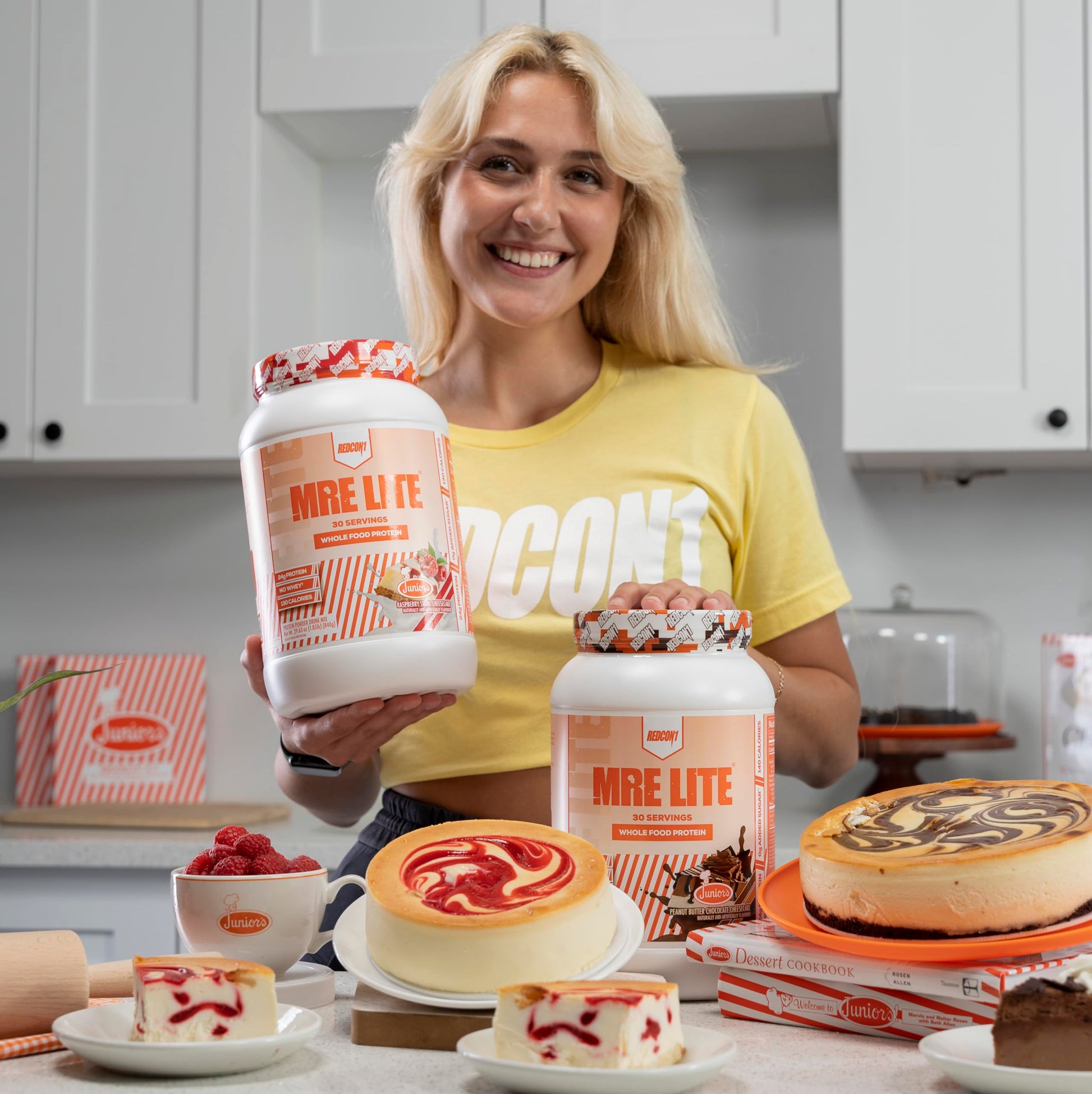 REDCON1 MRE Lite Whole Food Protein Powder, Juniors, Peanut Butter Chocolate REDCON1US supplements