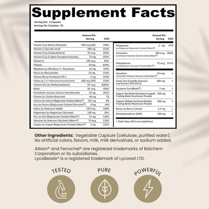 HPD Rx ONE Immunity Boost Multivitamin | HPV Supplements for Women and Men, 2 Pack HPD RxUS supplements