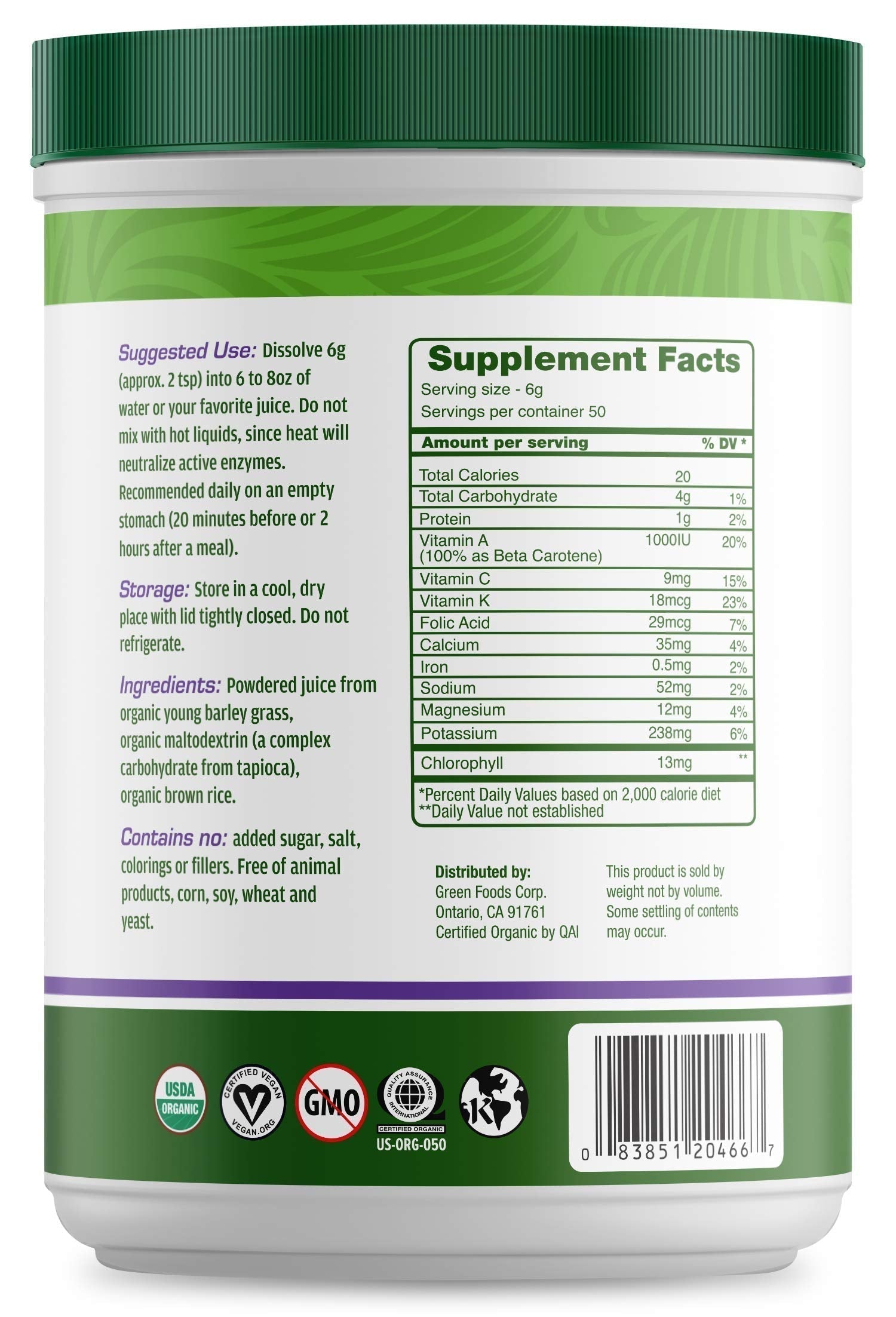 Green Foods Green Magma, 10.6 Ounce Green FoodsAu supplements