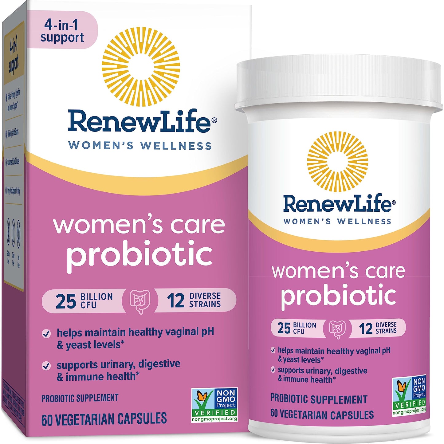 Renew Life Probiotic Adult 50 Plus Probiotic Capsules, Daily Supplement Supports Urinary Renew LifeUS supplements