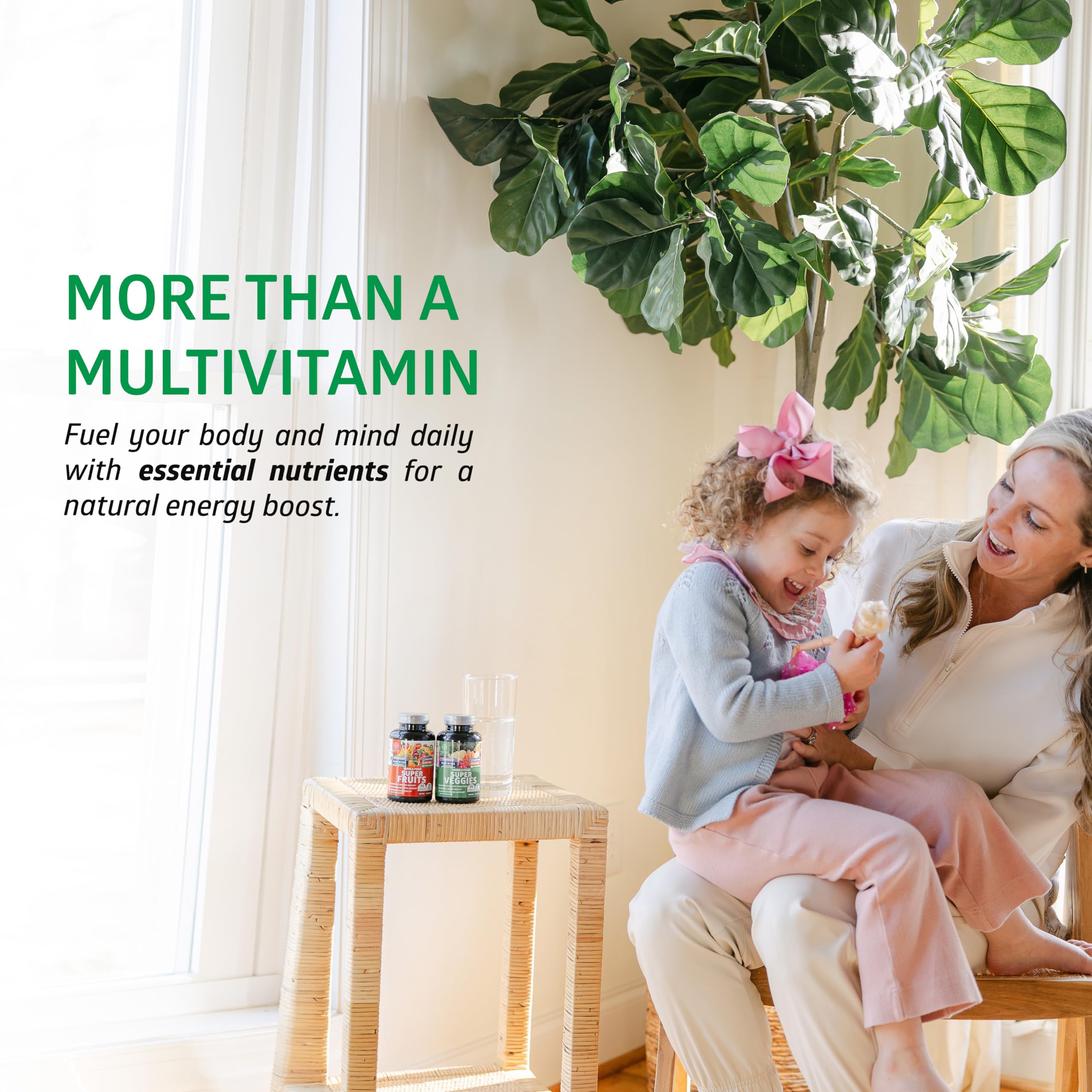 4-Pack N1N Premium Super Fruits & Veggies Supplement, 360 Caps, Whole Food & Natural Superfood for Women, Men & Kids - Packed with Aloe Vera, Vitamins & Minerals, Better Than Multivitamins,100% Vegan Number One NutritionAu supplements