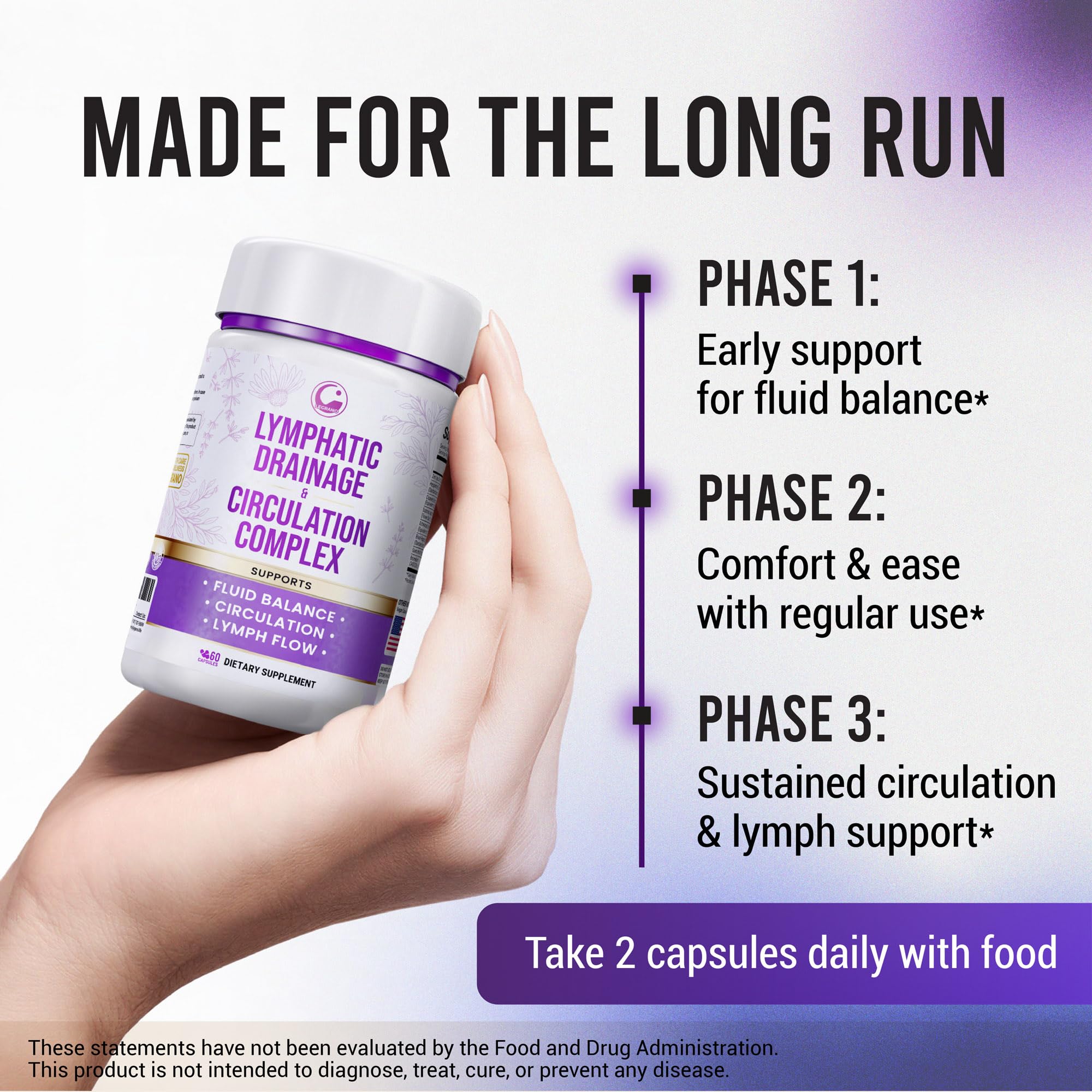Advanced Lymphatic Drainage Supplements – Lymphatic Cleanse & Lymph System Support with Hesperidin, Rutin, Quercetin with Bromelain – Herbal Lymphatic Support Formula – 60 Capsules LEGRANOAu supplements