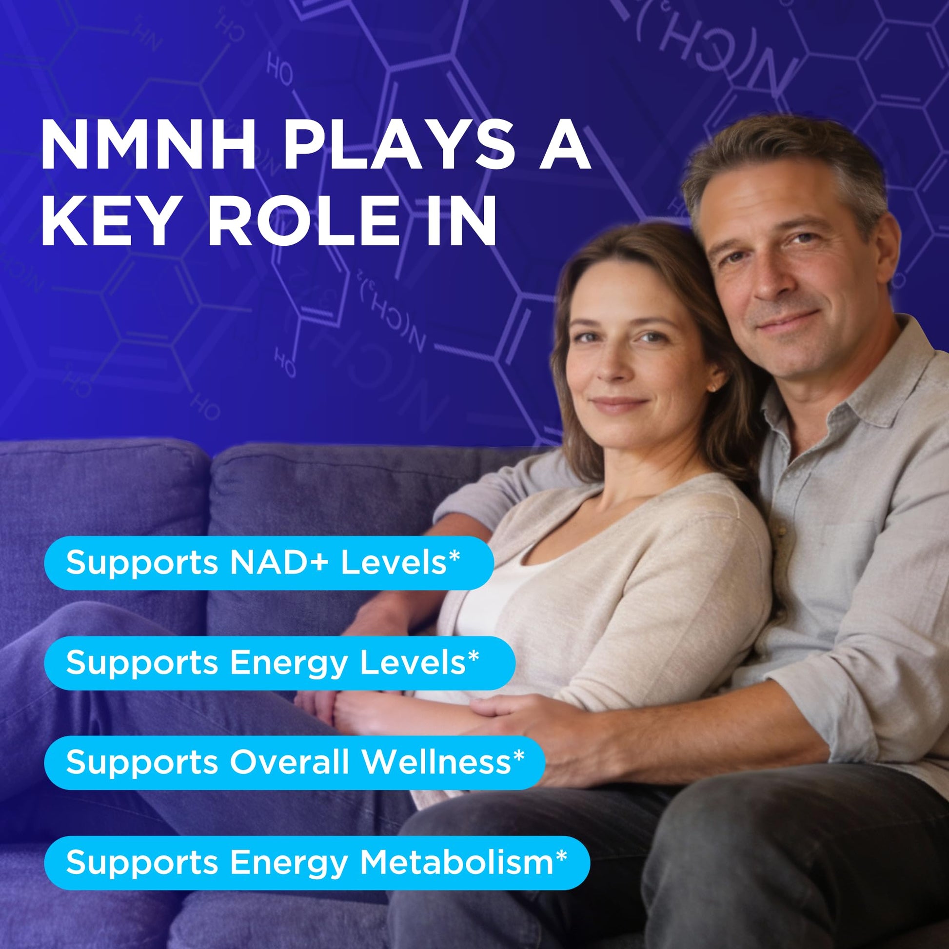 Oneoo NMNH Supplement with NAD Supplement Maximum Potency with Resveratrol & Pterostilbene, CoQ10 & Black Pepper, for Cellular Energy, Anti-Aging Support, Sirtuin Activation & Methylation Support, 120 OneooAu supplements