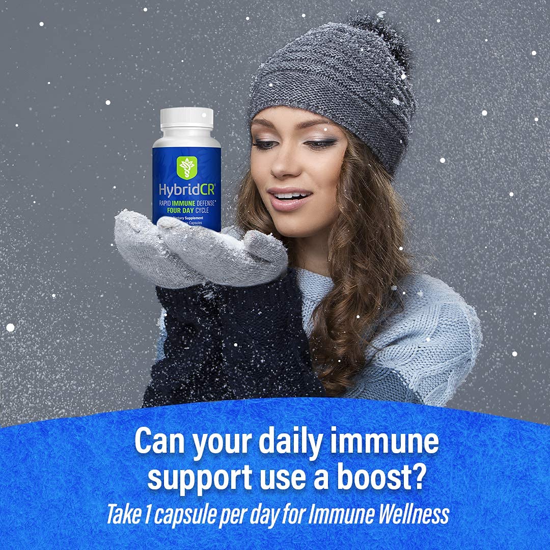 HybridCR Rapid Immunity Supplement | Zinc, Echinacea, Andrographis, Ginseng, Selenium, Gluten-Free & Non-GMO | 5-in-1 Immune Support Supplement | Pharmacist Formulated 1 Month Supply (30 Veggie Caps) Hybrid RemediesAu supplements