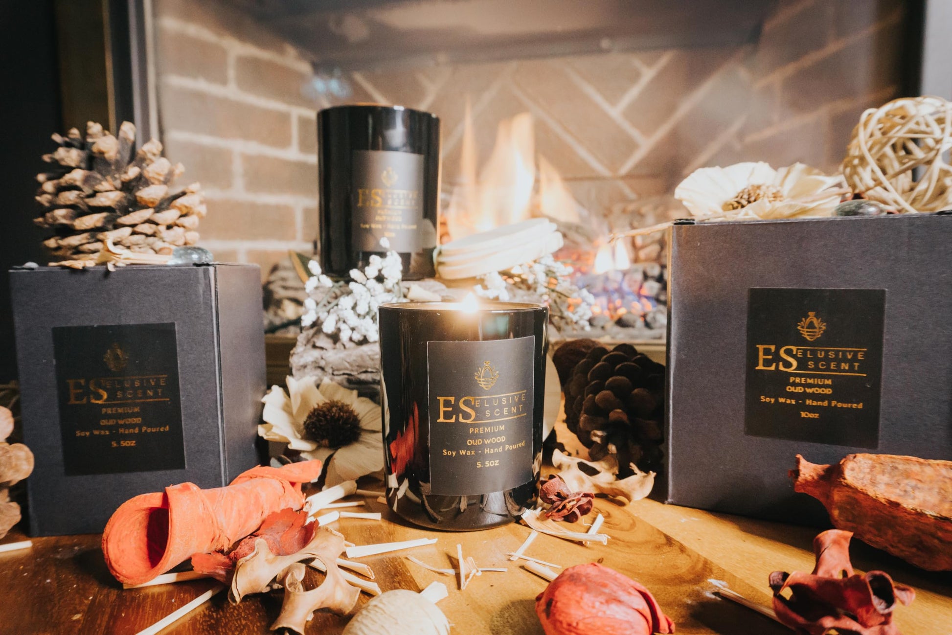 Oud Wood | 10oz | Premium Candle | Scented Candle | Aromatherapy | Essential Fragrance Oils Elusive ScentAu supplements