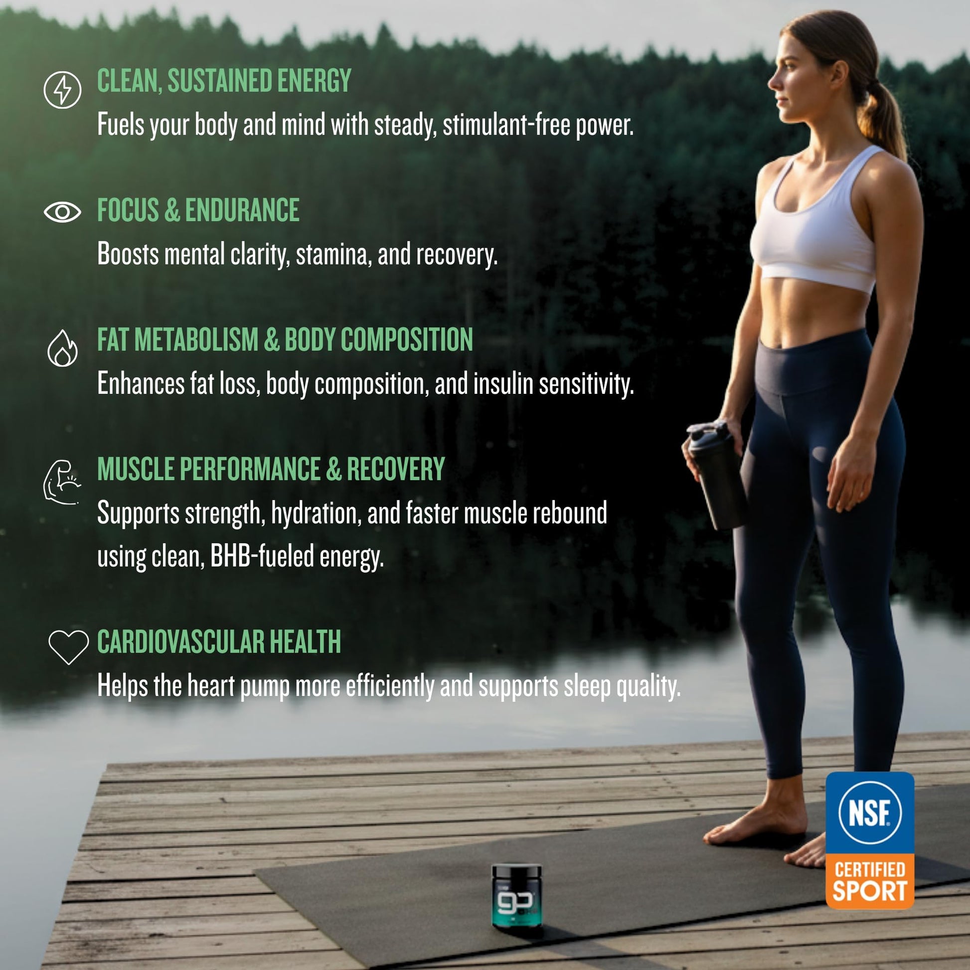 CleanForm Nutrition goBHB® Clean Energy Powder | NSF Sport Certified | Cellular Fuel with BHB Salts | Enhances Endurance, Mental Clarity, Hydration & Recovery | No Caffeine or Sugar | Neutral Flavor CleanForm NutritionAu supplements