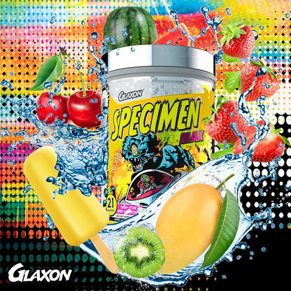 Glaxon Specimen Max High Stim Pre-Workout | 400mg Caffeine + 3200mg Beta Alanine GlaxonUS supplements