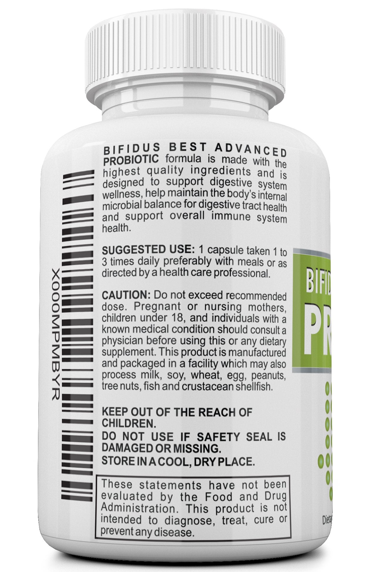 Fast Natural Bloating Relief - Bifidus Best Advanced Probiotic 60 Day + Kombucha Guide - Premium Probiotics for Men and Women - for Intestinal Problems, Bloating, Diarrhea, Gas, Bladder, UTI Alice FoodsAu supplements