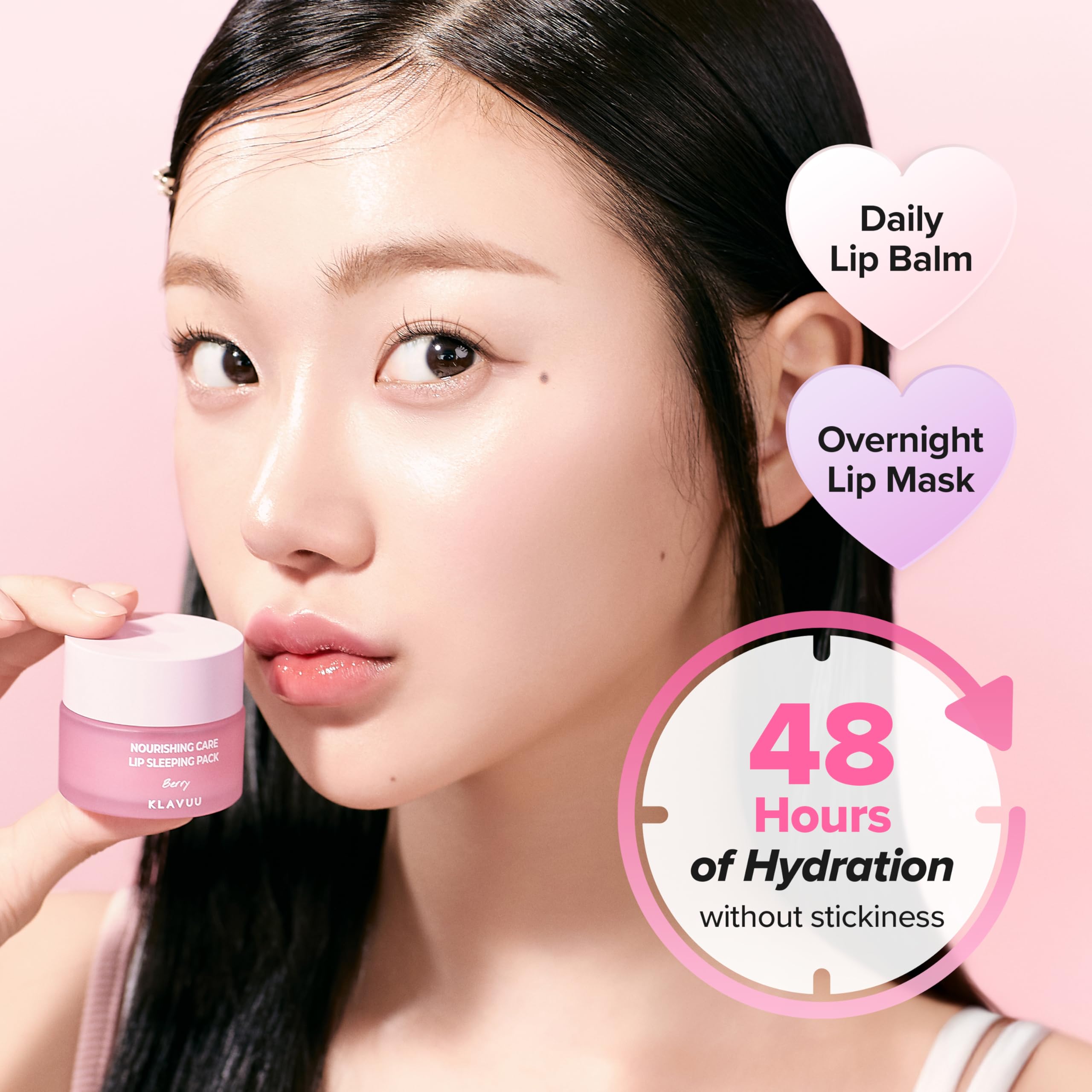 Klavuu Lip Mask Sleeping Pack (0.7oz) – Overnight Deep Hydrating Korean Lip Balm Treatment for Very Dry, Chapped Lips | Lip Lightening & Plumping with Instant Hydration | Gentle Exfoliating (Berry) KLAVUUAu supplements