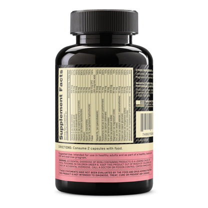 Optimum Nutrition Opti-Women, Vitamin C, Zinc and Vitamin D for Immune Support Womens Daily Multivitamin Supplement with Iron, Capsules, 120 Count Optimum NutritionUS supplements