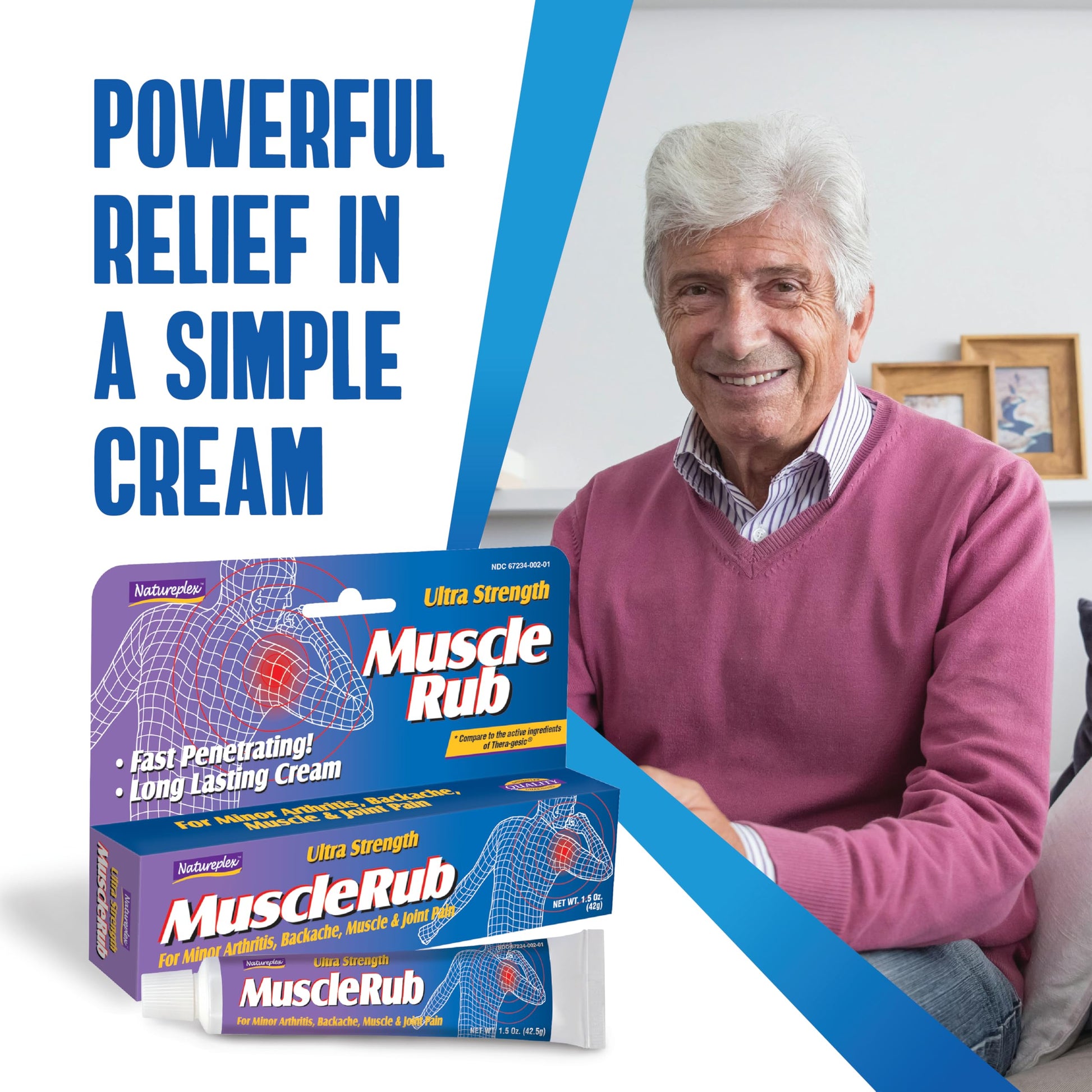 Natureplex Ultra Strength Muscle Rub Cream 1.5 oz (Pack of 5) – Menthol & Methyl Salicylate, Fast-Penetrating, Long-Lasting Relief for Muscle & Joint Discomfort (Minor Aches, Backache, Strains) NatureplexAu supplements