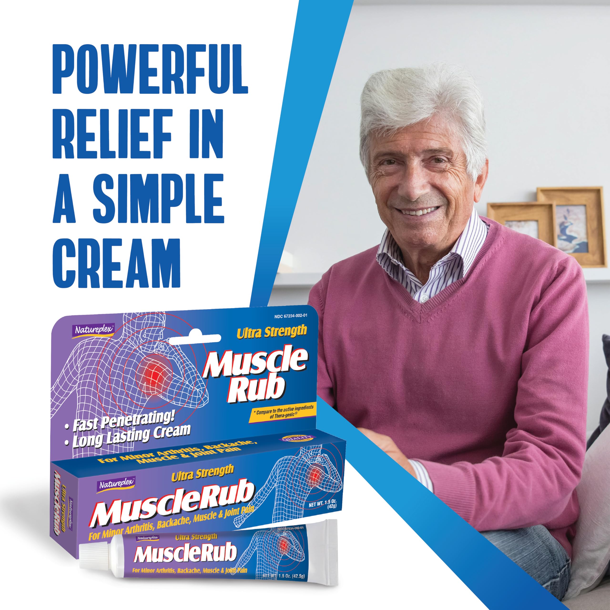 Natureplex Ultra Strength Muscle Rub Cream 1.5 oz (Pack of 5) – Menthol & Methyl Salicylate, Fast-Penetrating, Long-Lasting Relief for Muscle & Joint Discomfort (Minor Aches, Backache, Strains) NatureplexAu supplements