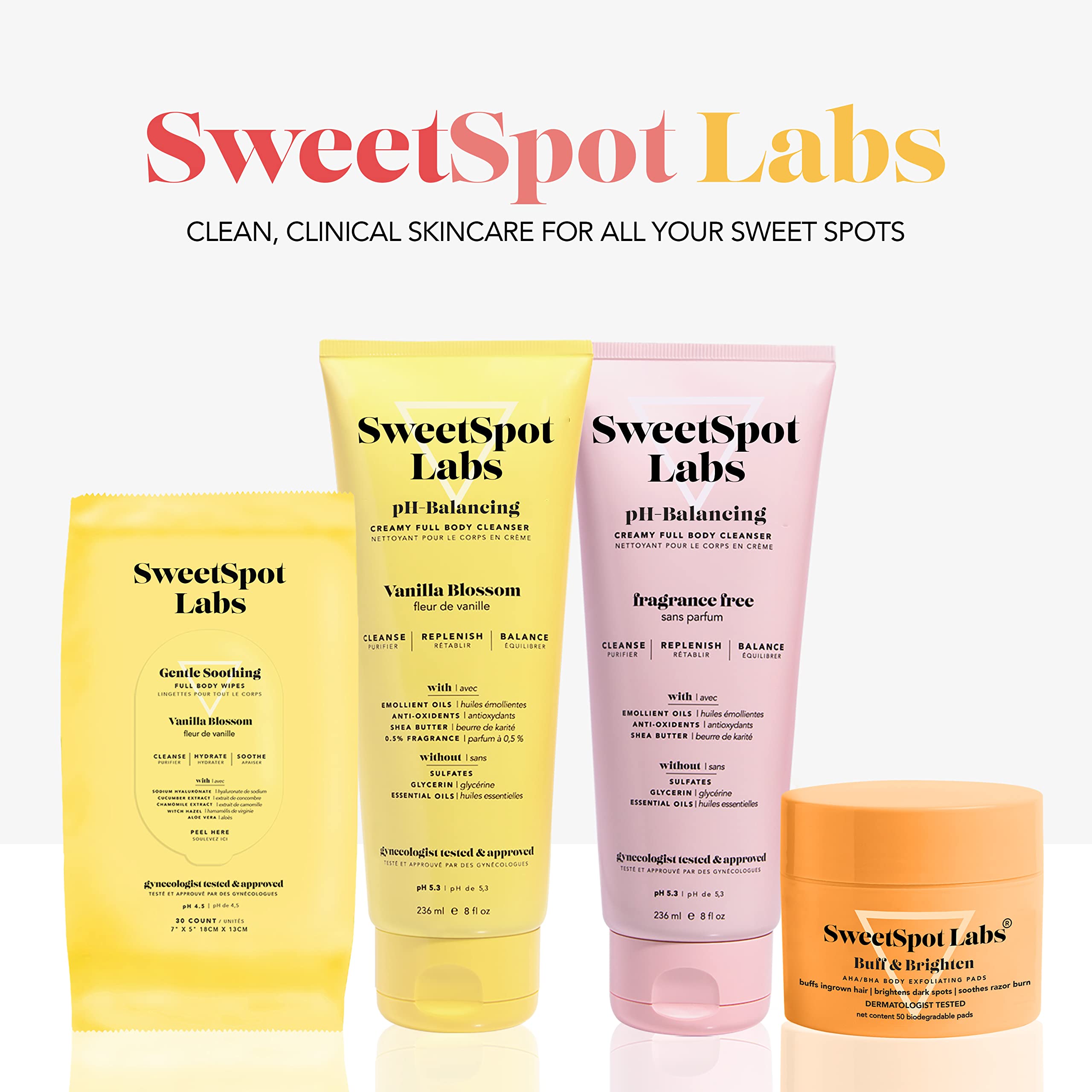SweetSpot Labs Feminine Wash, Gentle Vanilla Blossom Scent, with Shea Butter and Aloe Vera, Sulfate Free SweetSpot LabsAu supplements