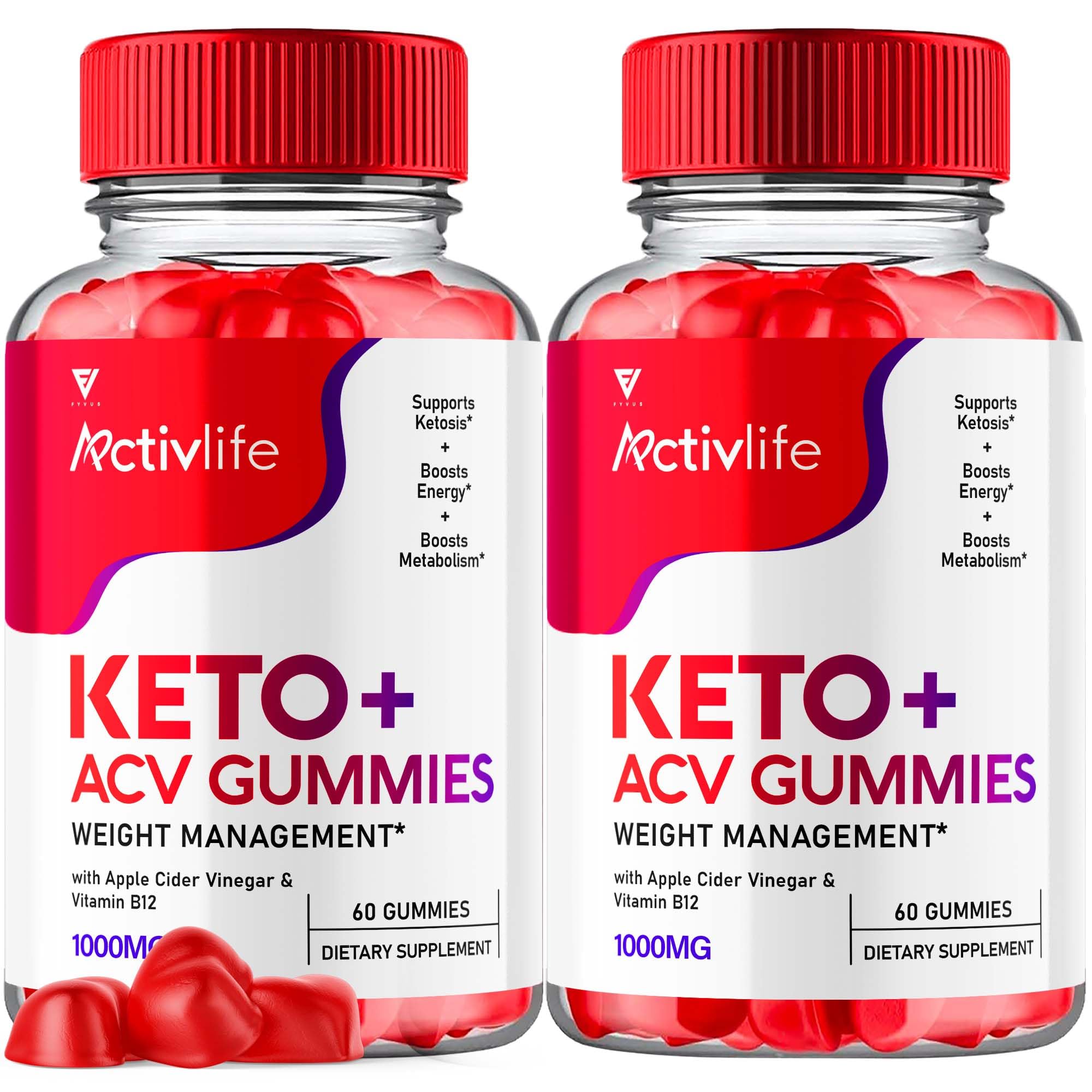 (2 Pack) Activlife Keto ACV Gummies Activelife Keto Advanced, Active Life Keto FyvusUS supplements
