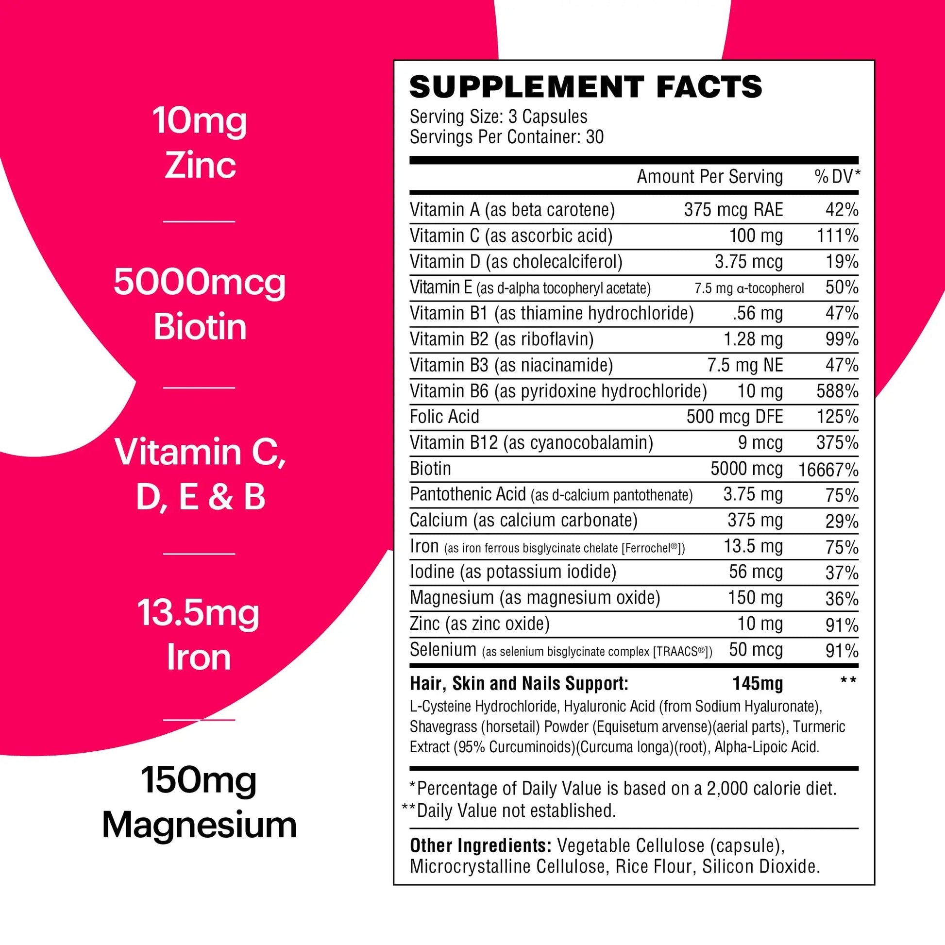 Wellthy Her Women's Daily Vegan Multivitamin for Women, Natural Ingredients for Healthy Hair, Skin, & Nails with Essential Micronutrients (30 Day) WellthyAu supplements