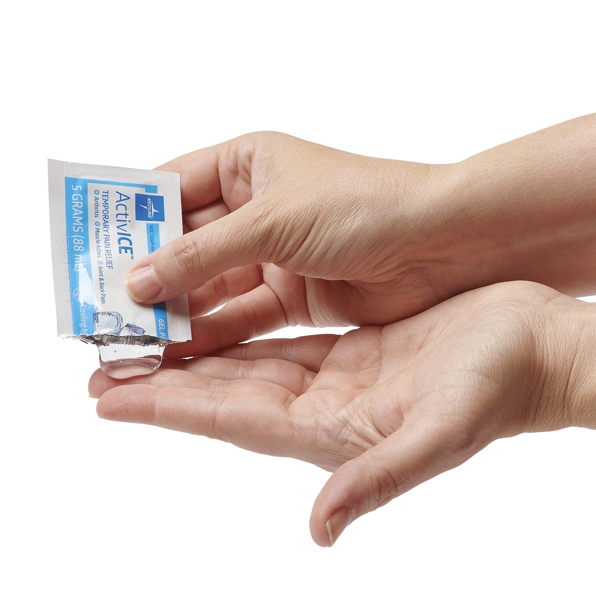 Medline ActivICE Topical Pain Reliever Gel, Great for Arthritis, Muscle Aches and Back Injuries, 5 grams - 100 Packs MedlineAu supplements