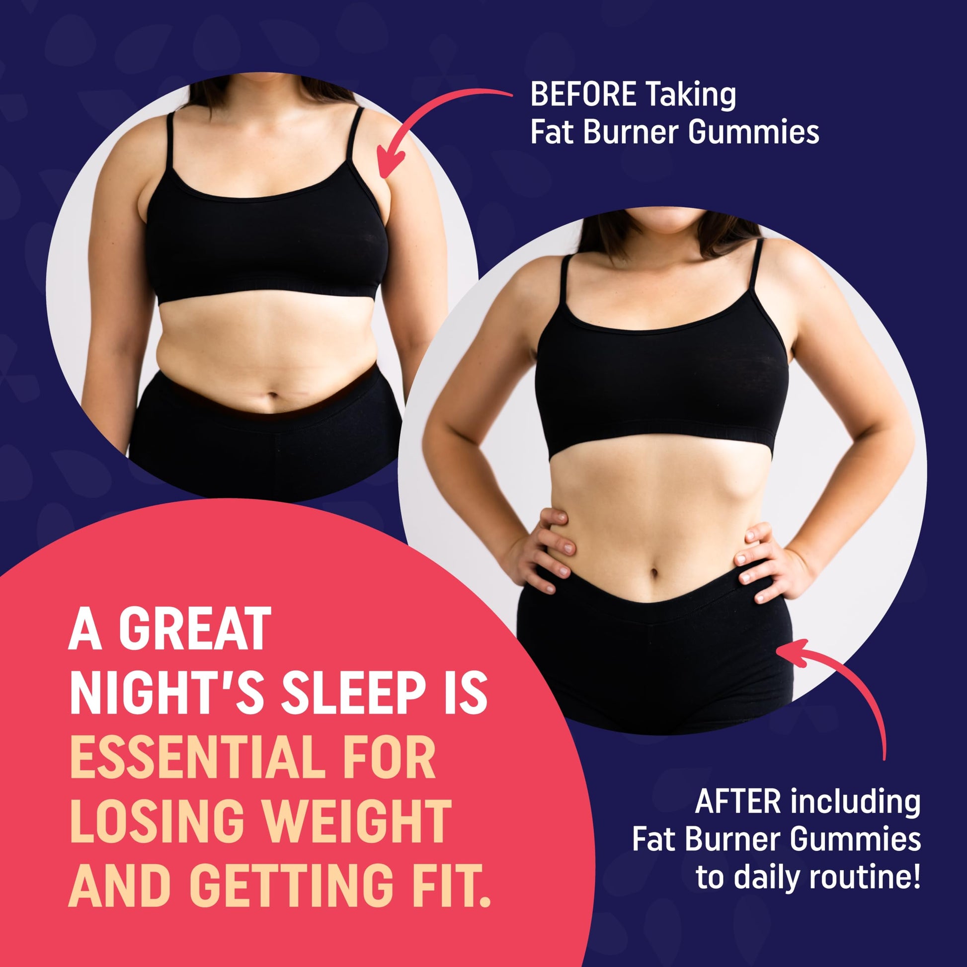 Sugar-Free Night Time Fat Burner Gummies for Sleep & Weight Loss Support | Hunger MAV NUTRITIONUS supplements