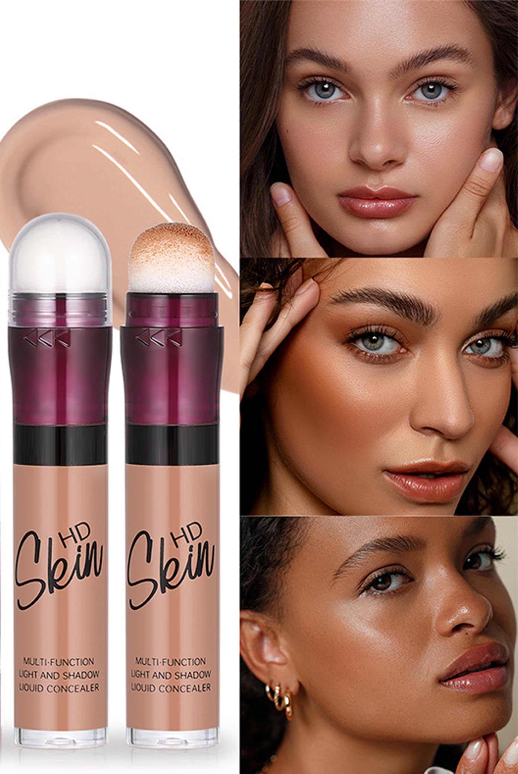 Concealer Stick Foundation Concealer Moisturizing Hydration Brightening Skin Tone Concealer Oil Control Waterproof With Applicator Cushion RHSEDDAu supplements