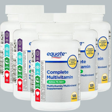 Equate Adult 50+ One Daily Complete Multivitamin Multimineral Supplement Tablets, Healthy Brain Aus HealthcareAu supplements