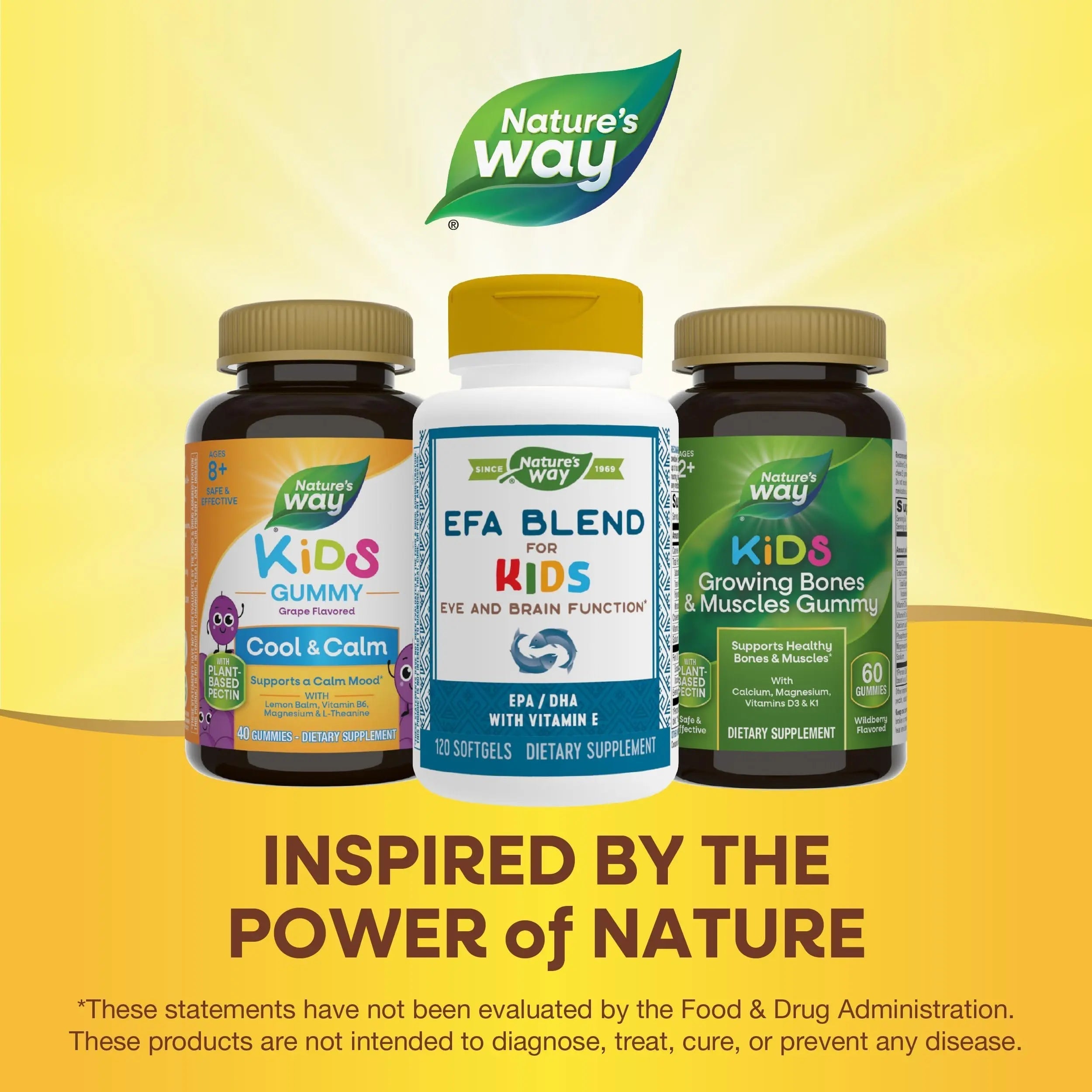 Nature's Way EFA Blend for Kids with vitamin E, Supports Eye and Brain Function*, 120 Softgels Nature's WayAu supplements