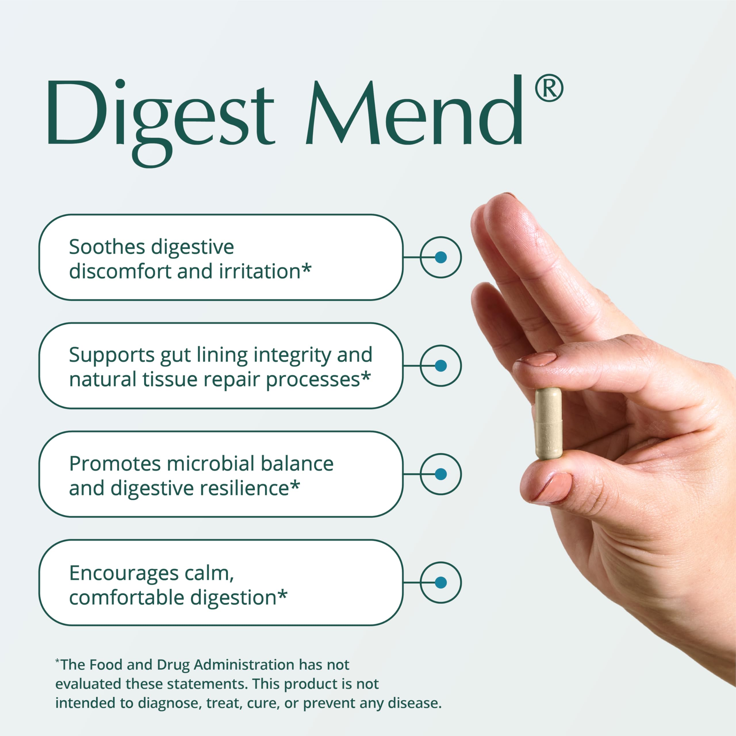Natura Health Products Digest Mend Supplement - Encourages Healthy gastric microboime* - Featuring Deglycyrrhizinated Licorice (DGL), Aloe Vera, Marshmallow, Mastic Gum, & Chamomile (180 Capsules) Natura Health ProductsAu supplements