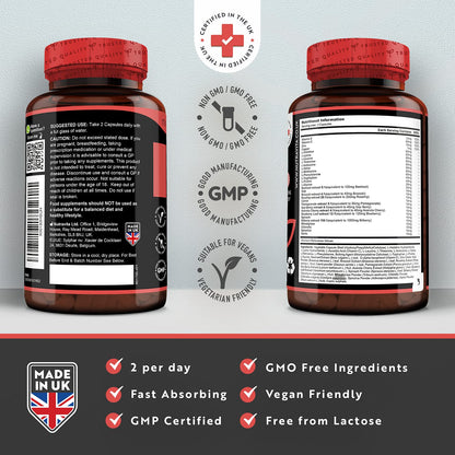 Vegan Collagen 1000mg Advanced Superfood Blend - 180 Capsules (3 Month Supply) NutravitaUS supplements