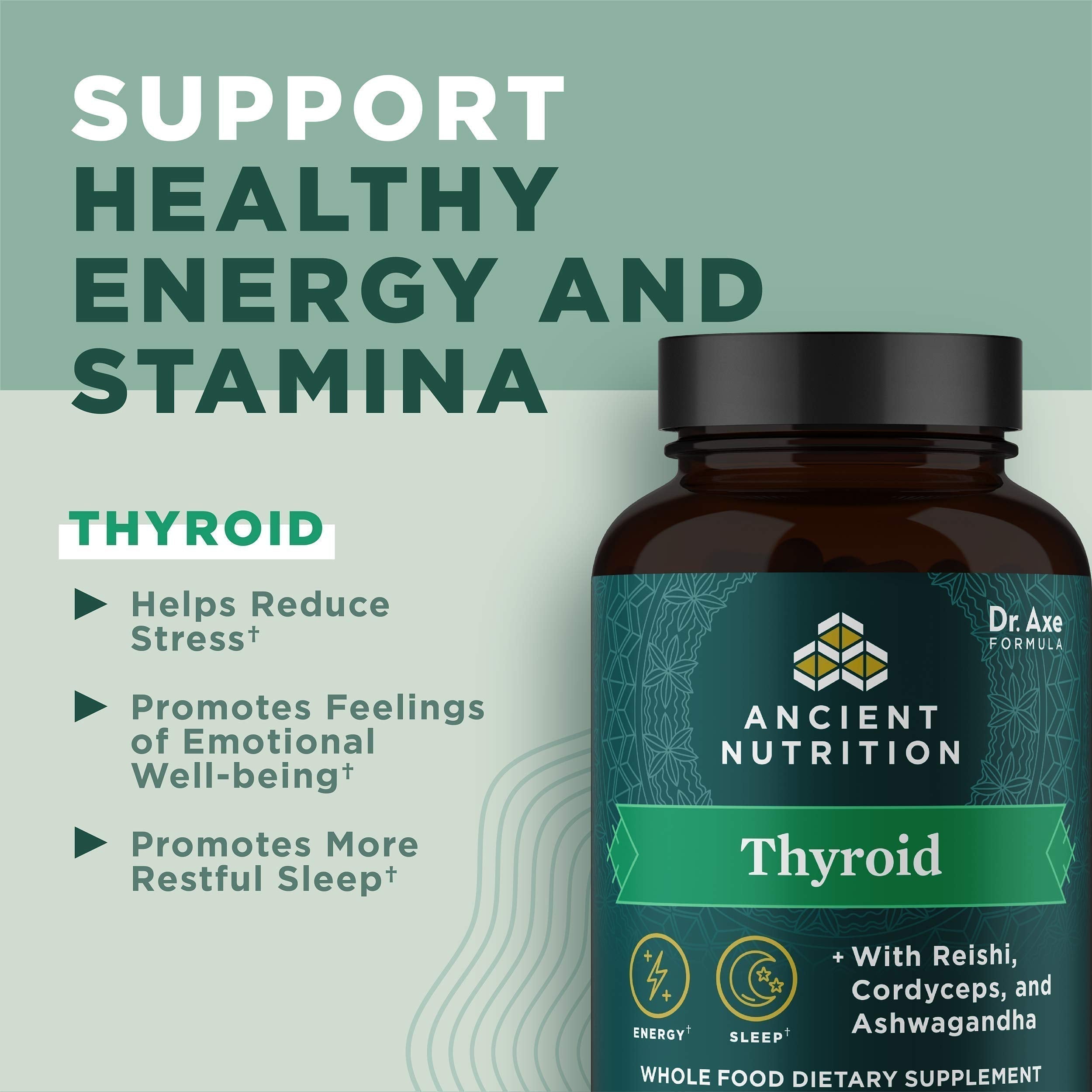 Ancient Nutrition Thyroid Support Supplement with Ashwaghanda, Thyroid Capsules Ancient NutritionAu supplements