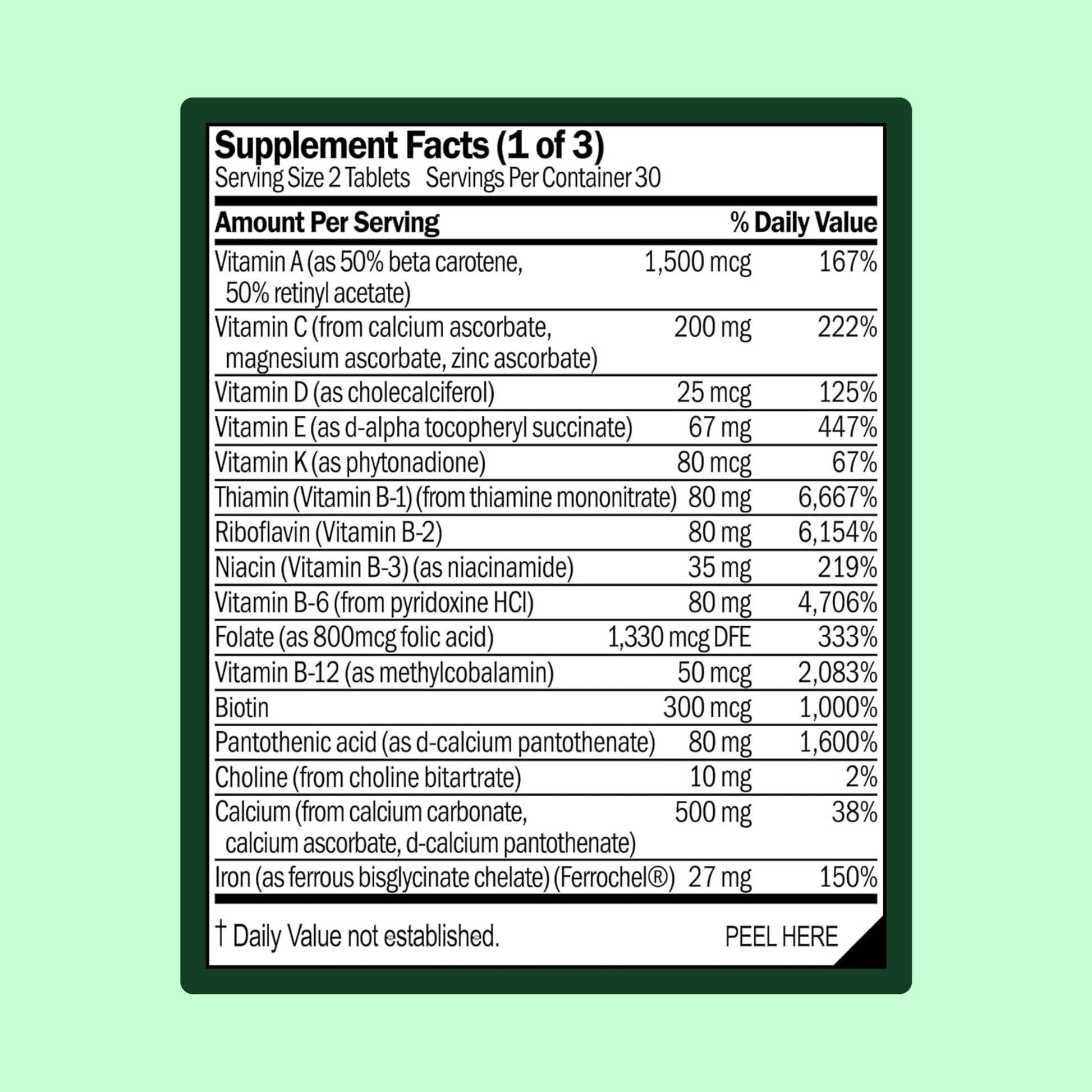 WellWithAll Women’s Multivitamin | Daily Supplement with Essential Vitamins, Minerals & Iron | Supports Immunity, Heart Health, Bone Health, Energy & Mood | Major Allergen - Free | 60 Tablets WellWithAllAu supplements