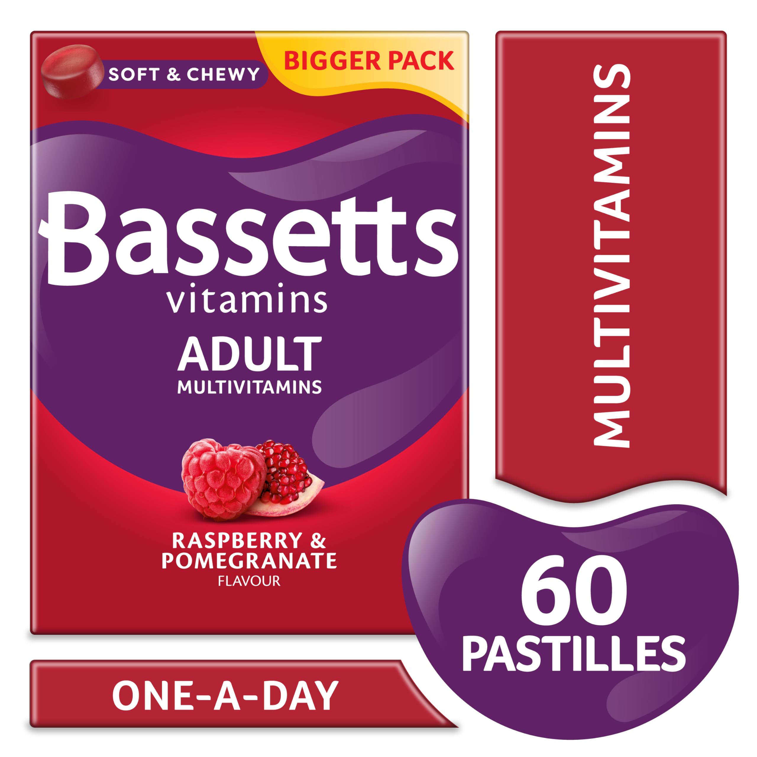 Bassetts Vitamins Adults Multivitamins, 60 Pastilles Bassetts VitaminsUS supplements