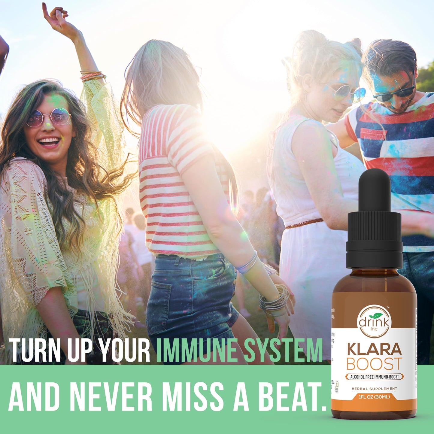Drink Inc Klara Boost Alcohol Free Immuno-Boost | 30ML Herbal Supplement Drink IncUS supplements