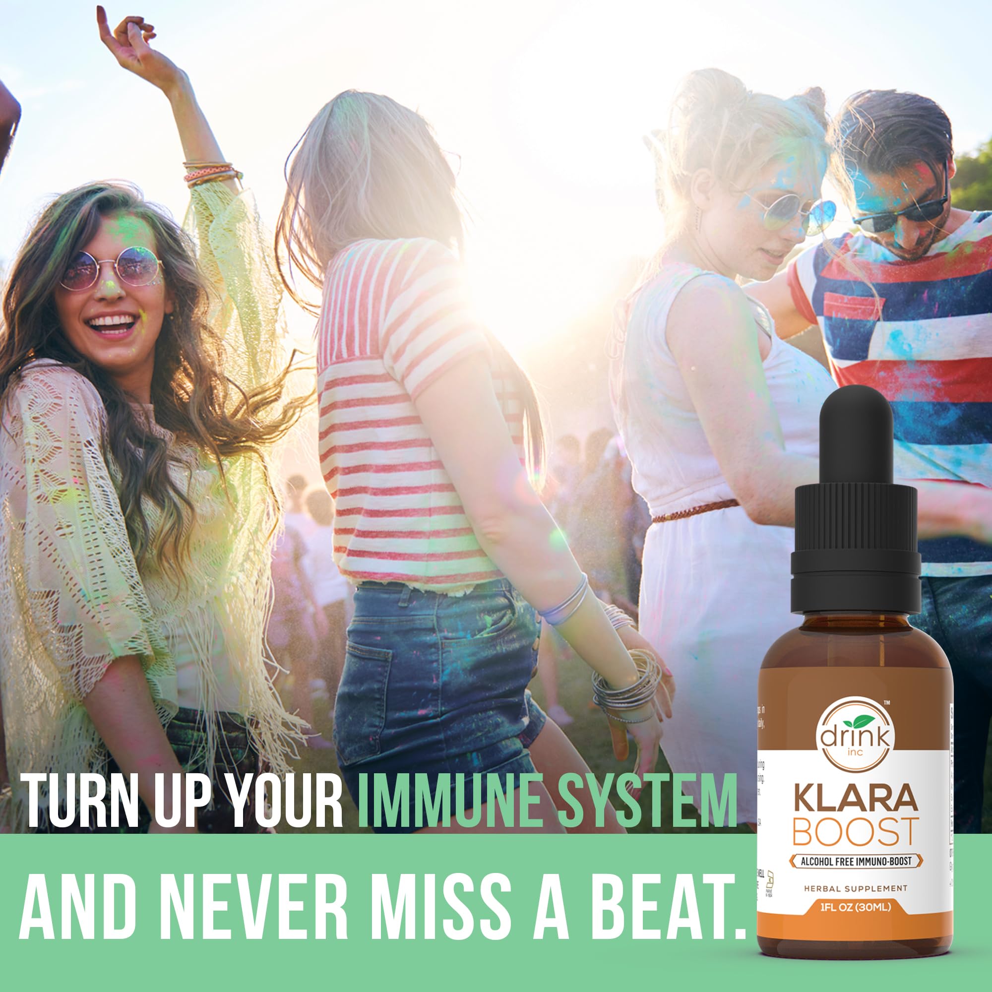 Drink Inc Klara Boost Alcohol Free Immuno-Boost | 30ML Herbal Supplement Drink IncAu supplements