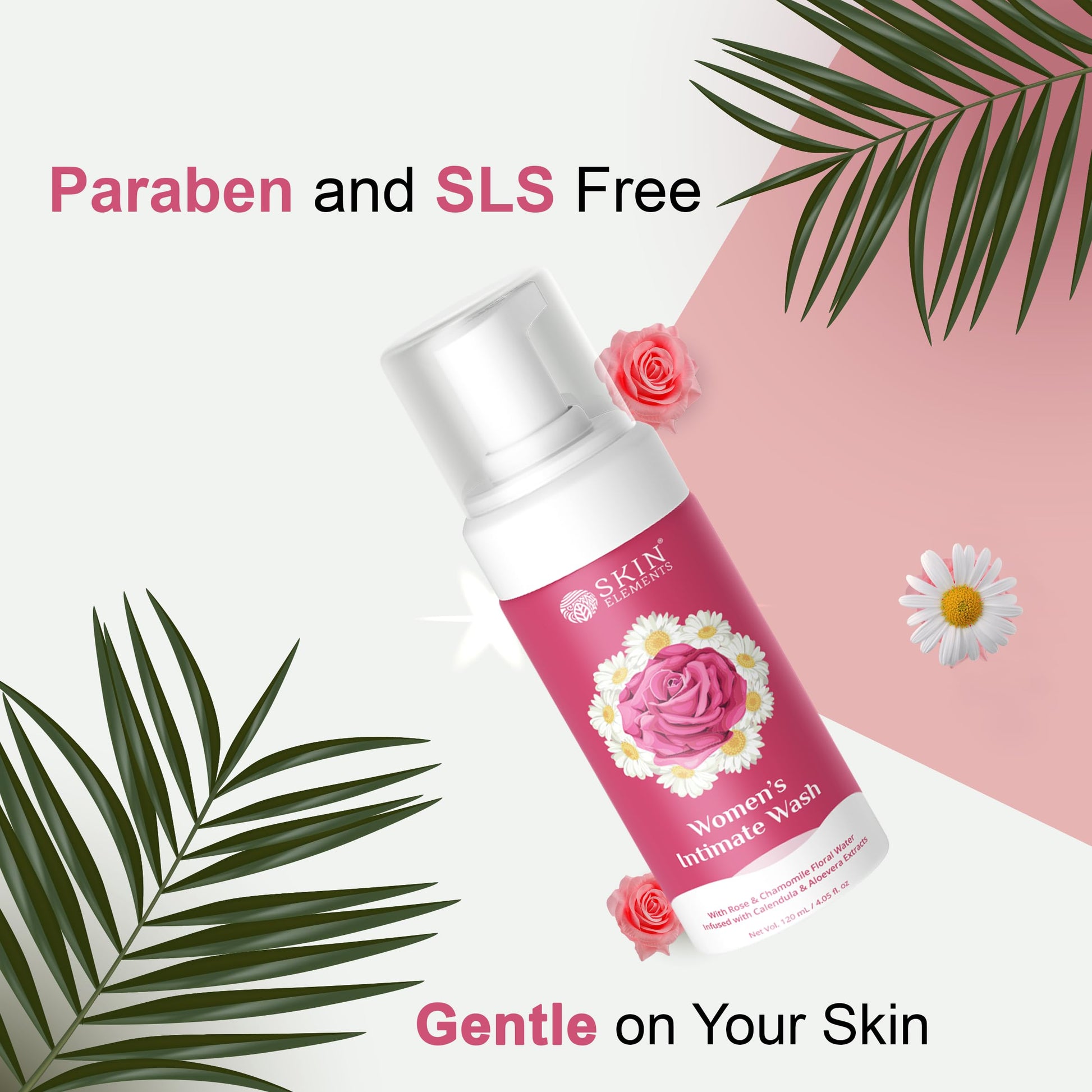 Skin Elements Intimate wash for Women (4.05 Fl Oz.) with Rose & Chamomile Water Skin ElementsAu supplements