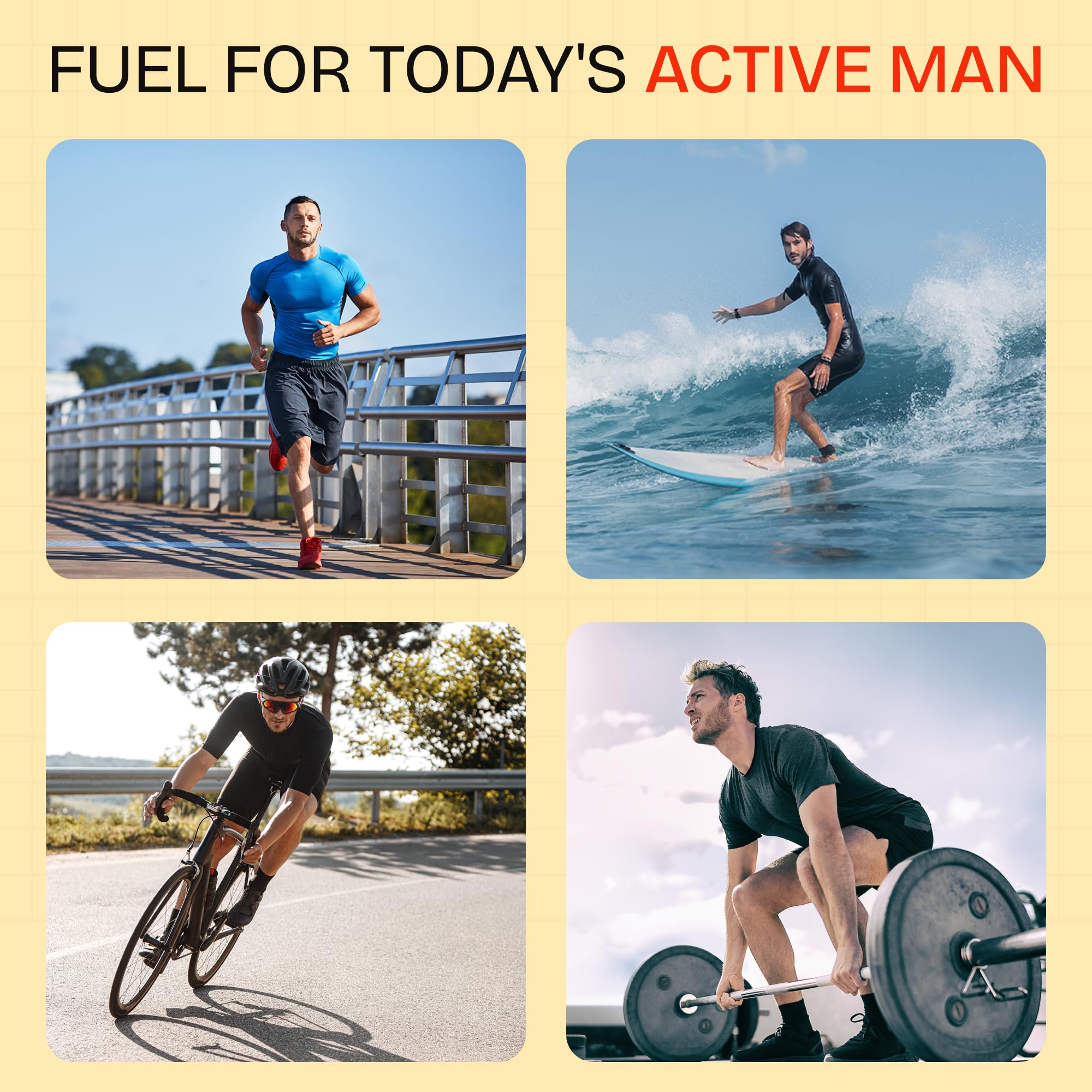 Super Macho, High Potency B Vitamins and Amino Acids, Fuel for Today's Active Men, No Caffeine, No Sugar, Dietary Supplement, Made in USA,50 Softgels Super MachoAu supplements