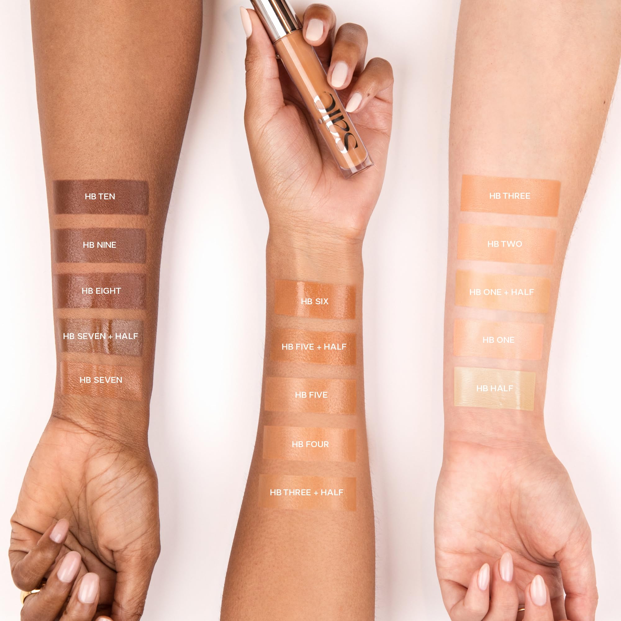 Saie Hydrabeam Under Eye Brightener - Sheer + Hydrating Concealer with Glycerin, Squalane + Cucumber Extract - Brightening Under Eye Concealer + Corrector for Even, Glowing Skin - Shade 6 (0.2 oz) SaieAu supplements
