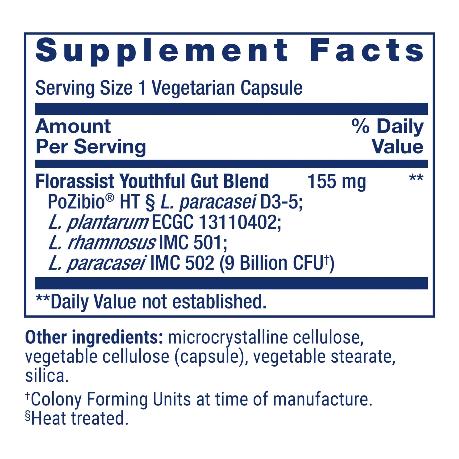 Life Extension FLORASSIST® Probiotic Youthful Gut, Healthy Aging Supplement, postbiotic and probiotic Blend, Heart and Gut Health, Non-GMO, 1-Daily, Gluten-Free, Vegetarian, 30 Capsules Life ExtensionAu supplements