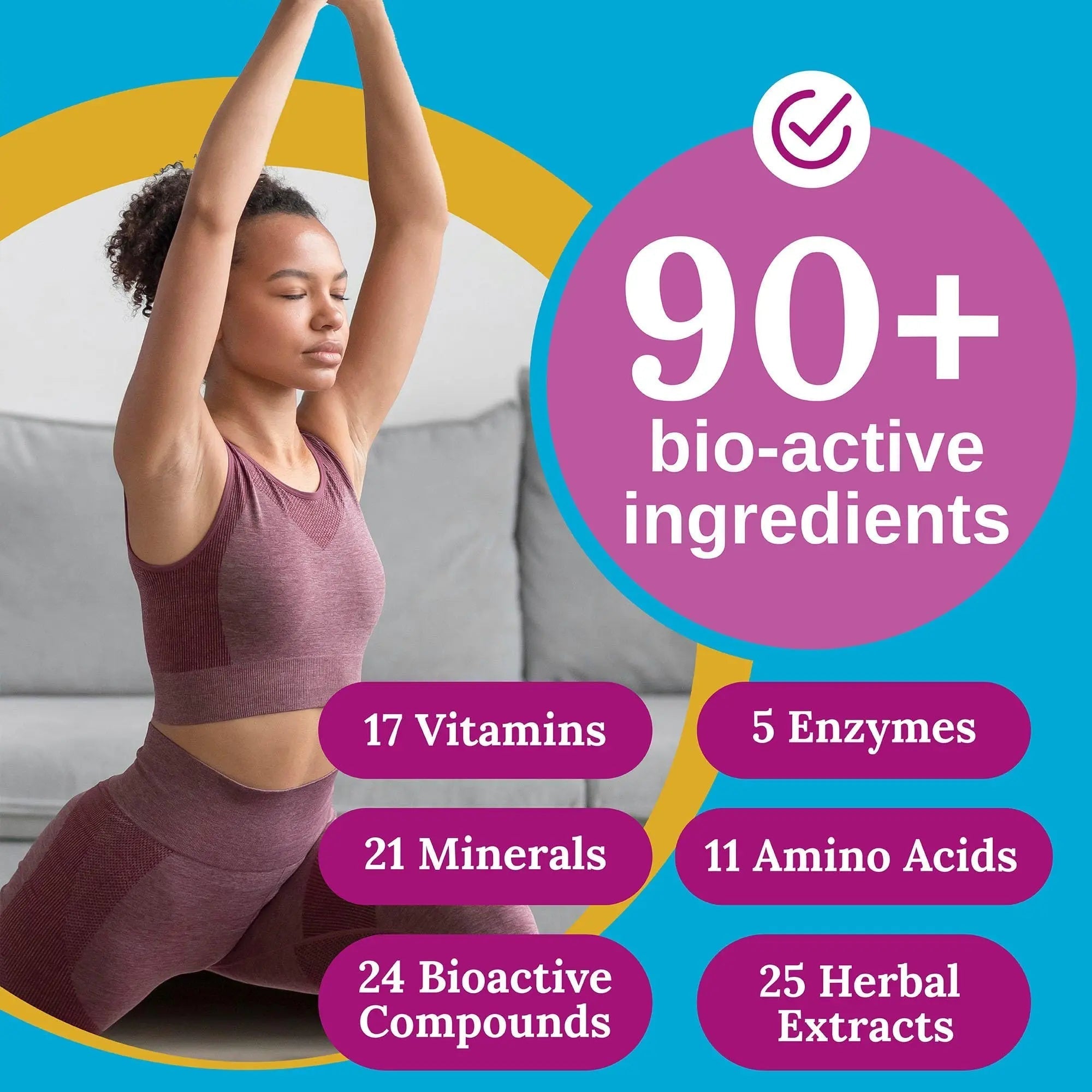 Xtendlife Total Balance Women's Premium Extra Strength Daily Multivitamin & Mineral - 90+ Nutrients for Complete Immune XtendlifeAu supplements