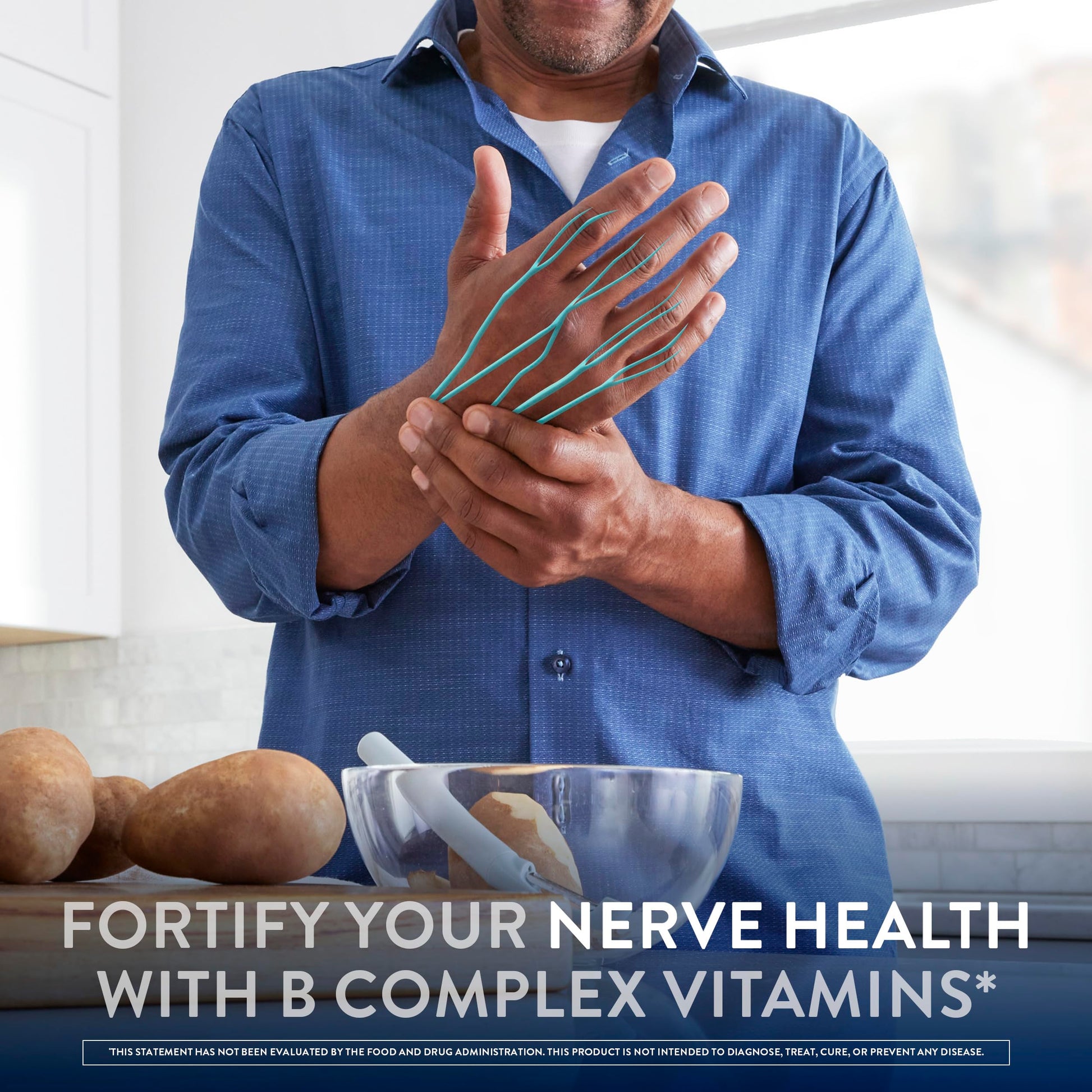 Nervive Nerve Health, Alpha Lipoic Acid, Fortify Nerve Health, Healthy Nerve Function, Healthy Blood Circulation, Supplement, Tablet, 60 Tablets NerviveAu supplements