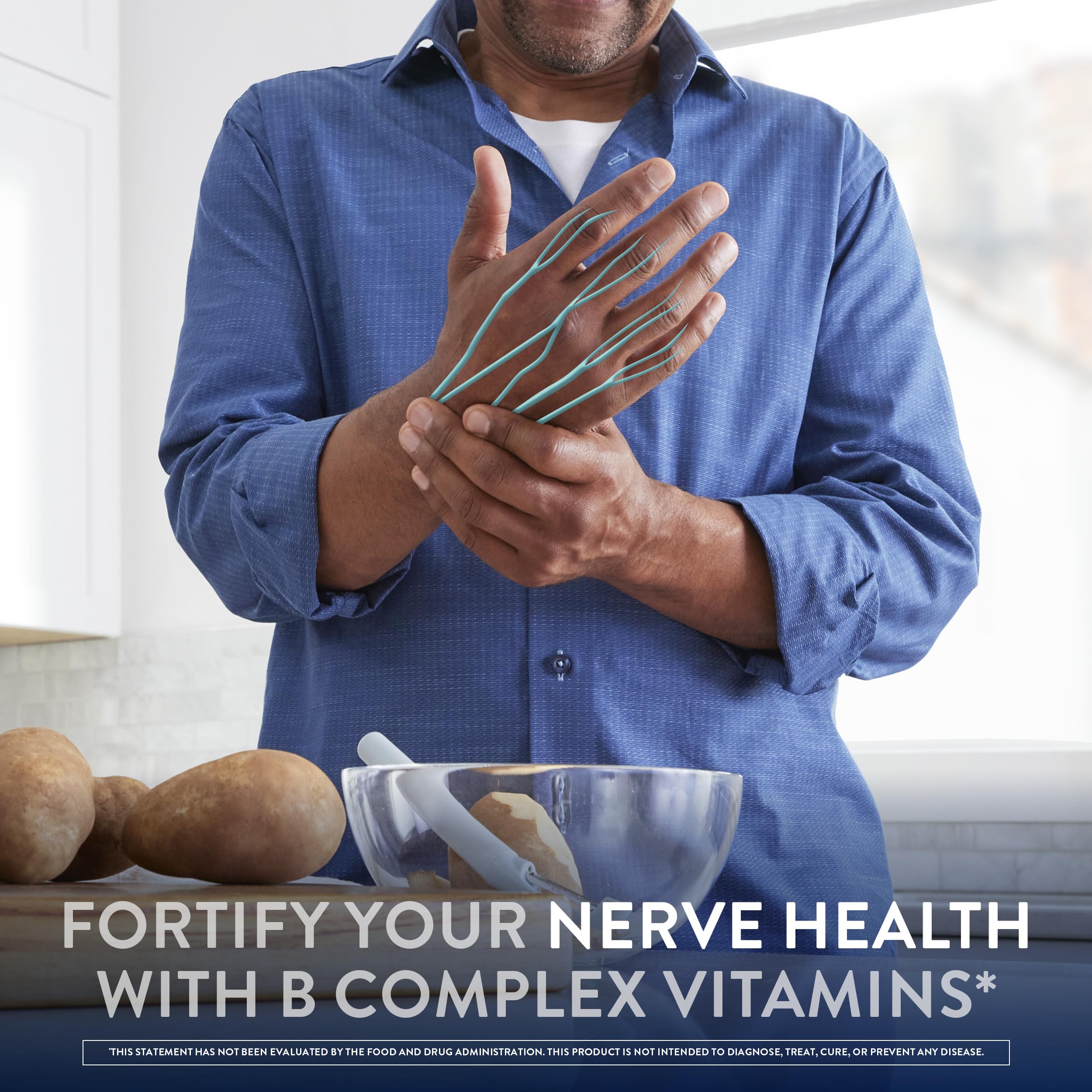 Nervive Nerve Health, Alpha Lipoic Acid, Fortify Nerve Health, Healthy Nerve Function, Healthy Blood Circulation, Supplement, Tablet, 60 Tablets NerviveAu supplements